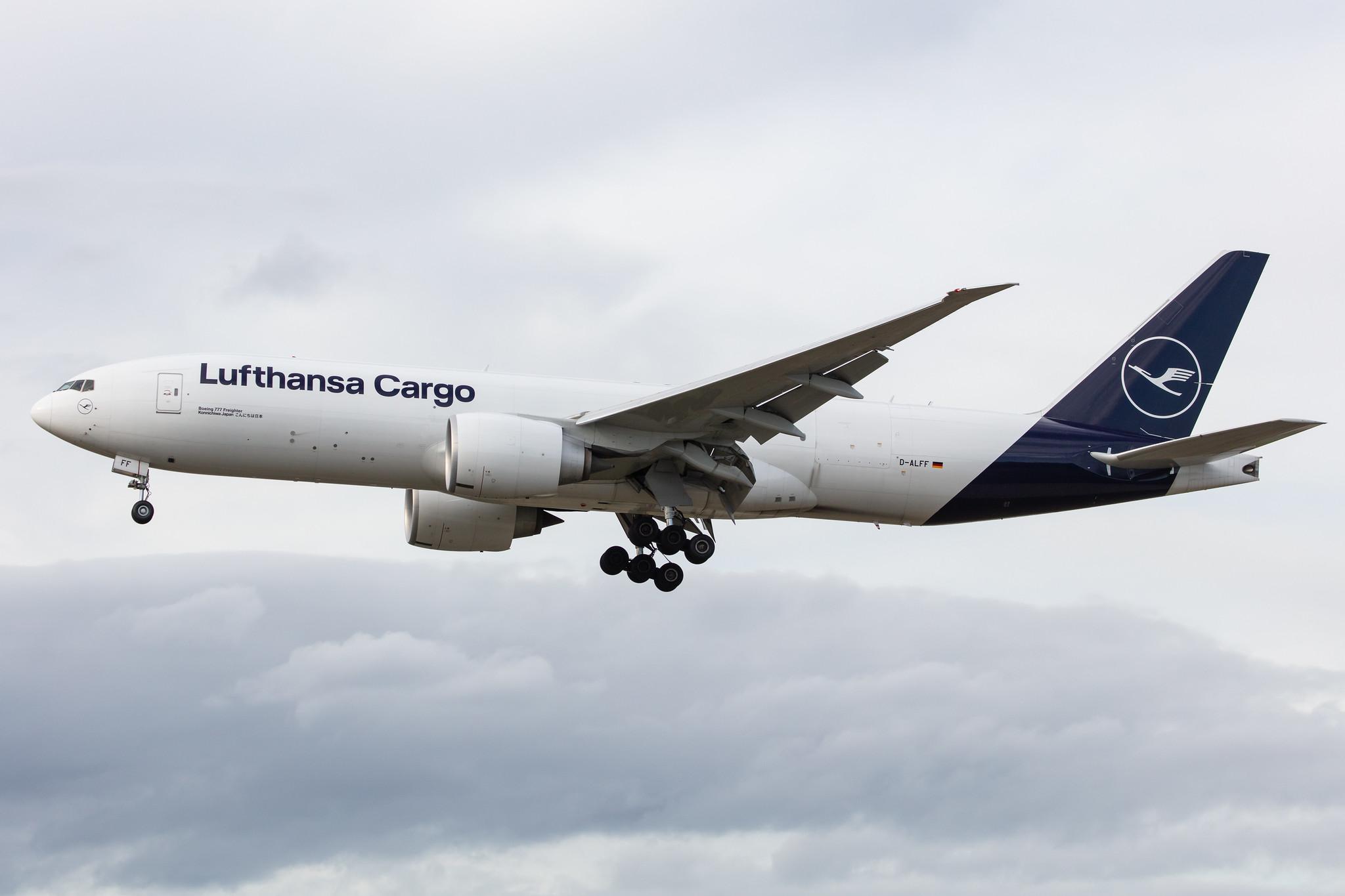 Frankfurt Airport: Lufthansa Cargo (/ GEC) |  Boeing 777-FBT B77L | D-ALFF | MSN 66089