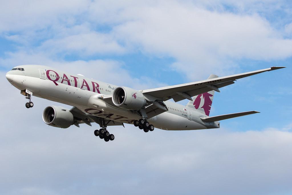 Frankfurt Airport: Qatar Airways (QR / QTR) |  Boeing 777-2DZ(LR) B77L | A7-BBB | MSN 36013