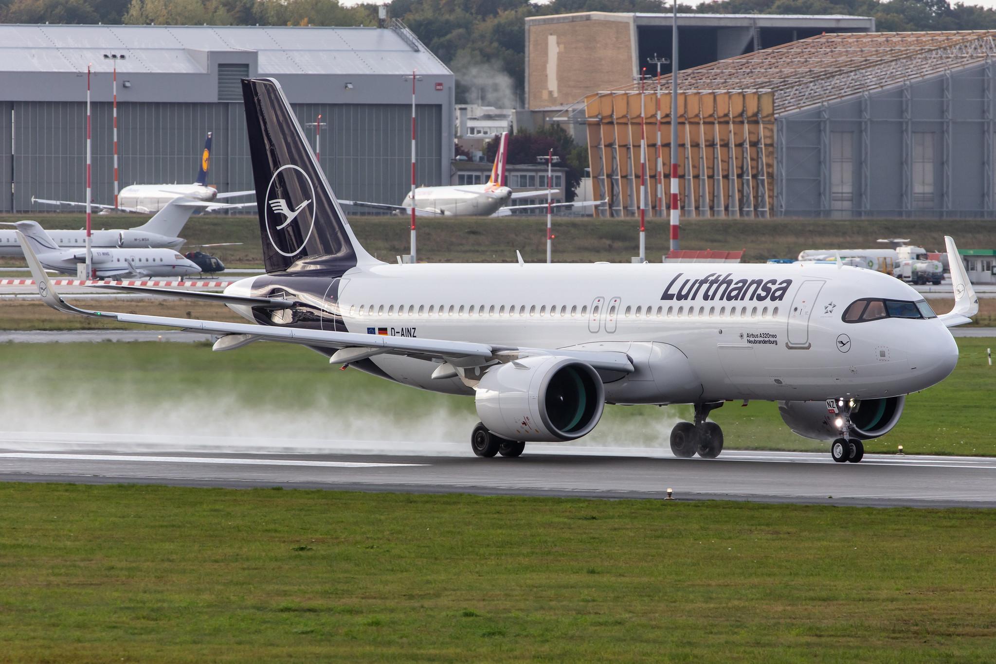 Hamburg Airport: Lufthansa (LH / DLH) |  Airbus A320-271N A20N | D-AINZ | MSN 9442
