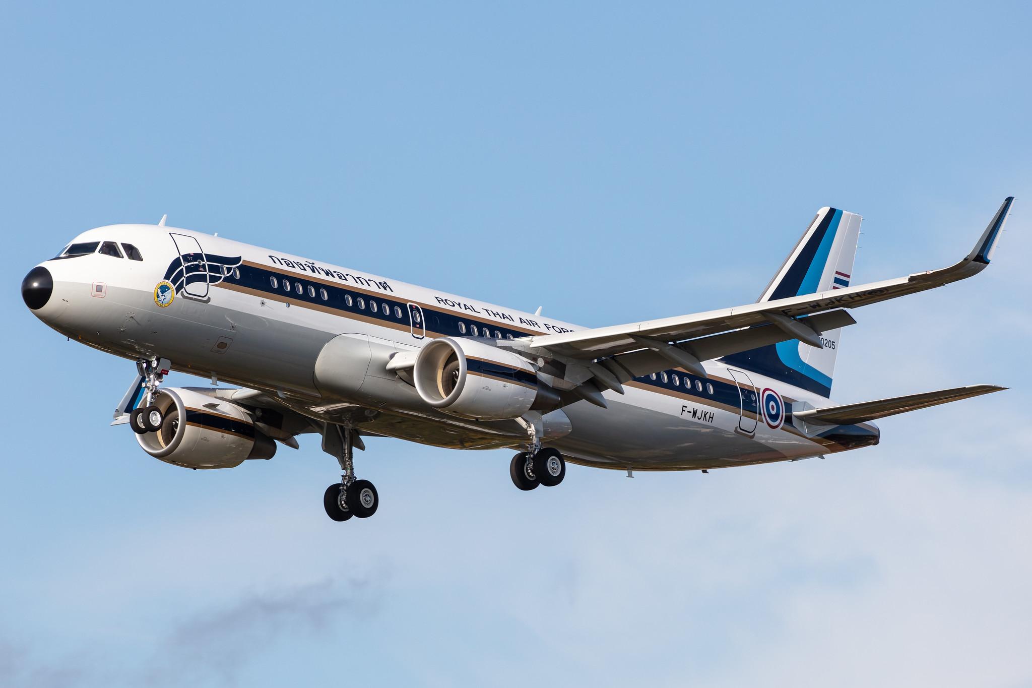 Hamburg Airport: Royal Thai Air Force |  Airbus A320-214(CJ)(WL) Prestige A320 | F-WJKH (HS-TYW) | MSN 9313