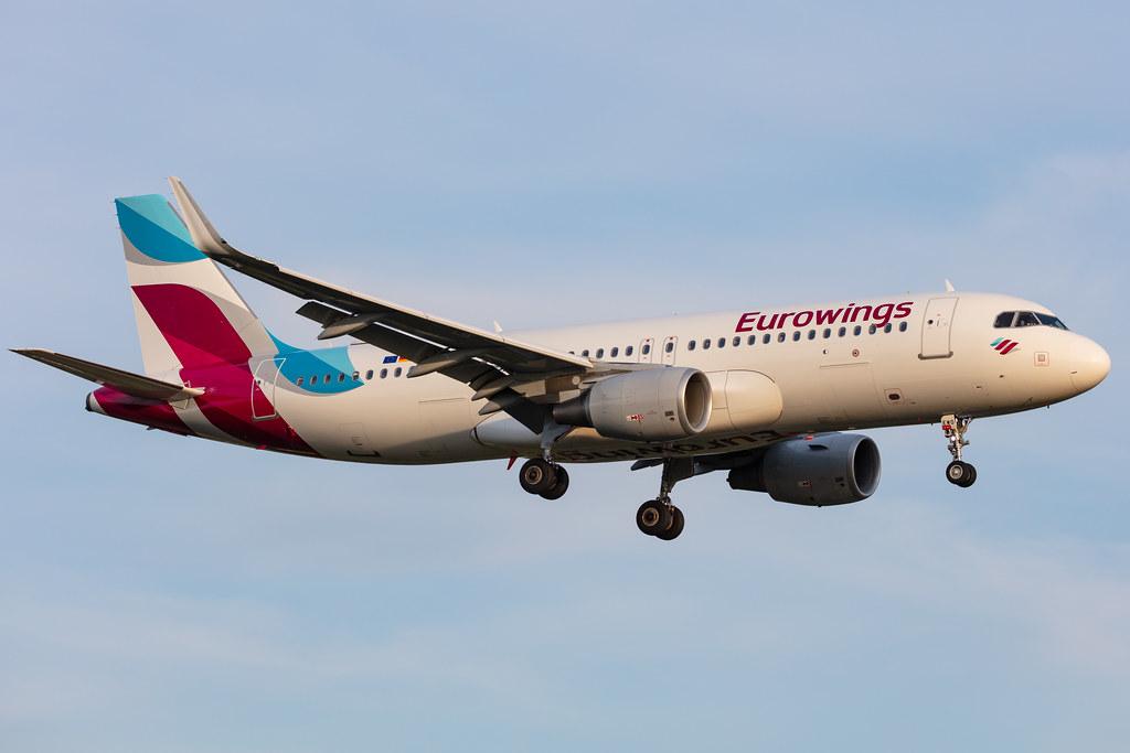 Hamburg Airport: Eurowings (EW / EWG) |  Airbus A320-214 A320 | D-AEWO | MSN 7394