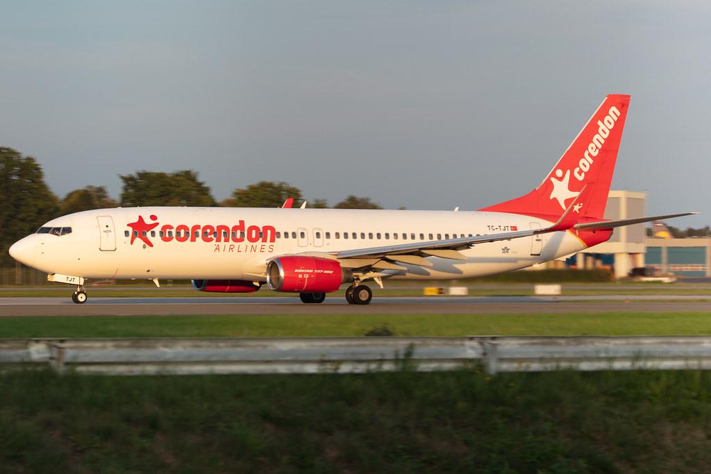 Hamburg Airport: Corendon Airlines (XC / CAI) |  Boeing 737-8HC B738 | TC-TJT | MSN 36529