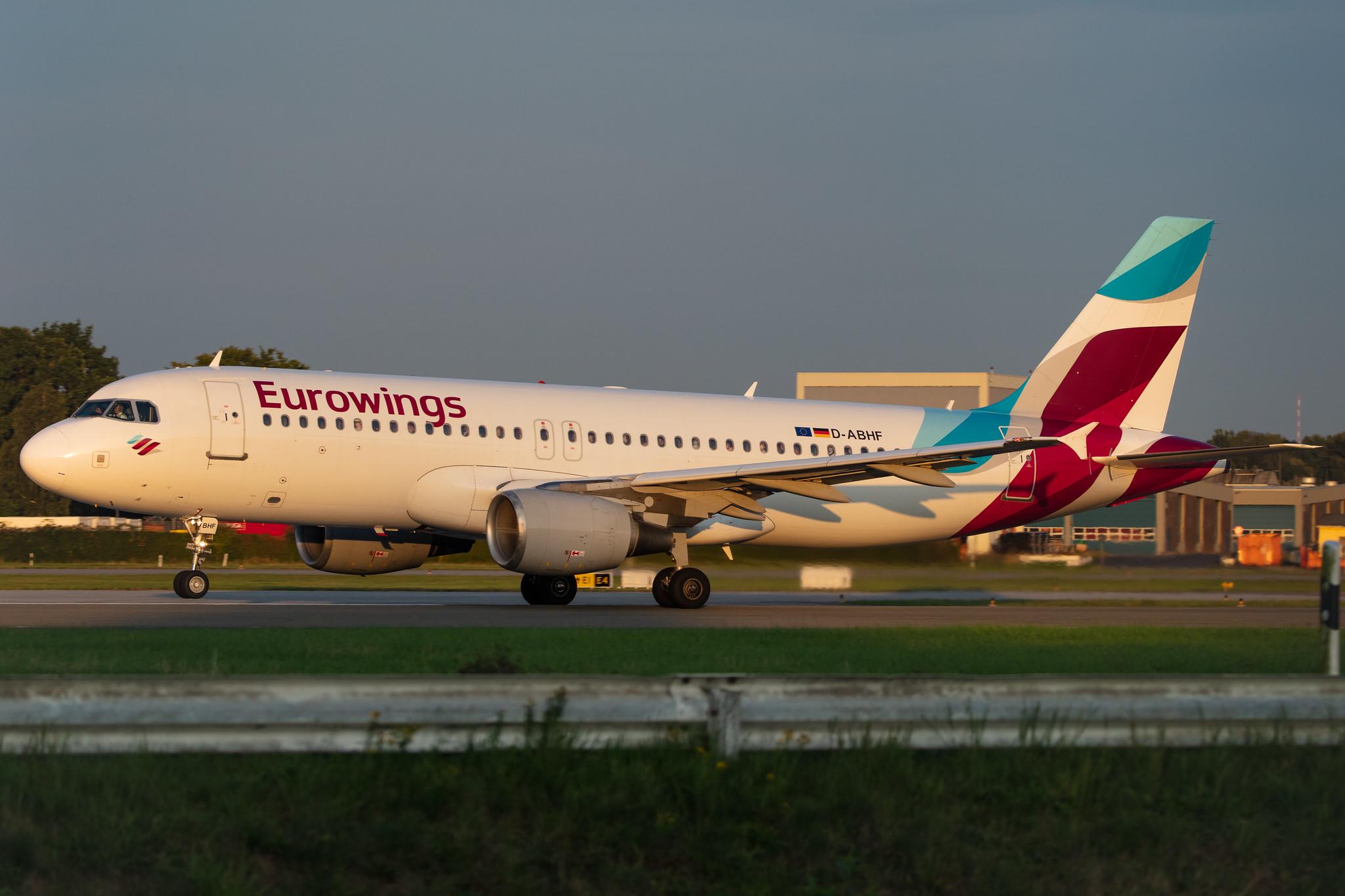 Hamburg Airport: Eurowings (EW / EWG) |  Airbus A320-214 A320 | D-ABHF | MSN 2749