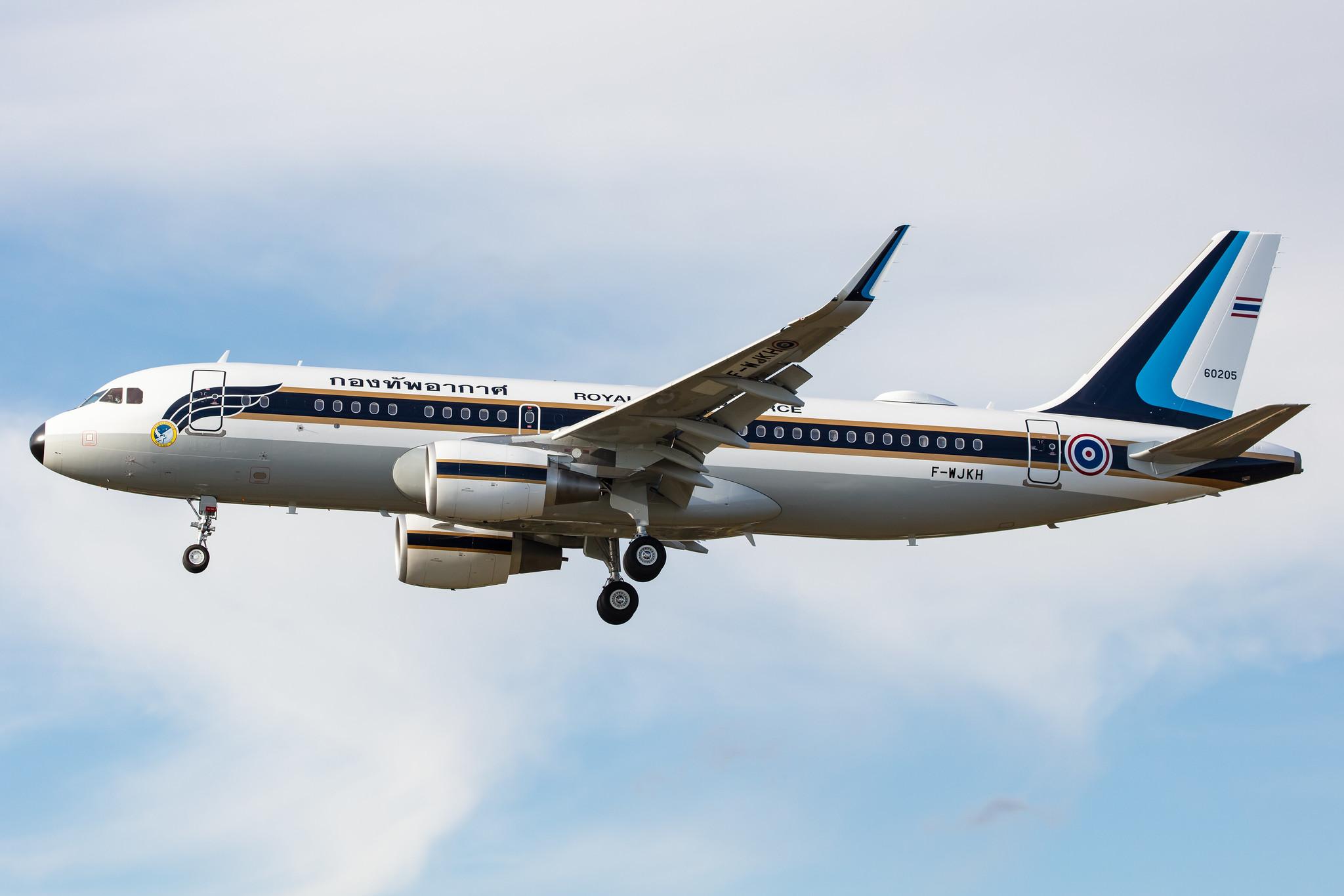 Hamburg Airport: Royal Thai Air Force |  Airbus A320-214(CJ)(WL) Prestige A320 | F-WJKH (HS-TYW) | MSN 9313