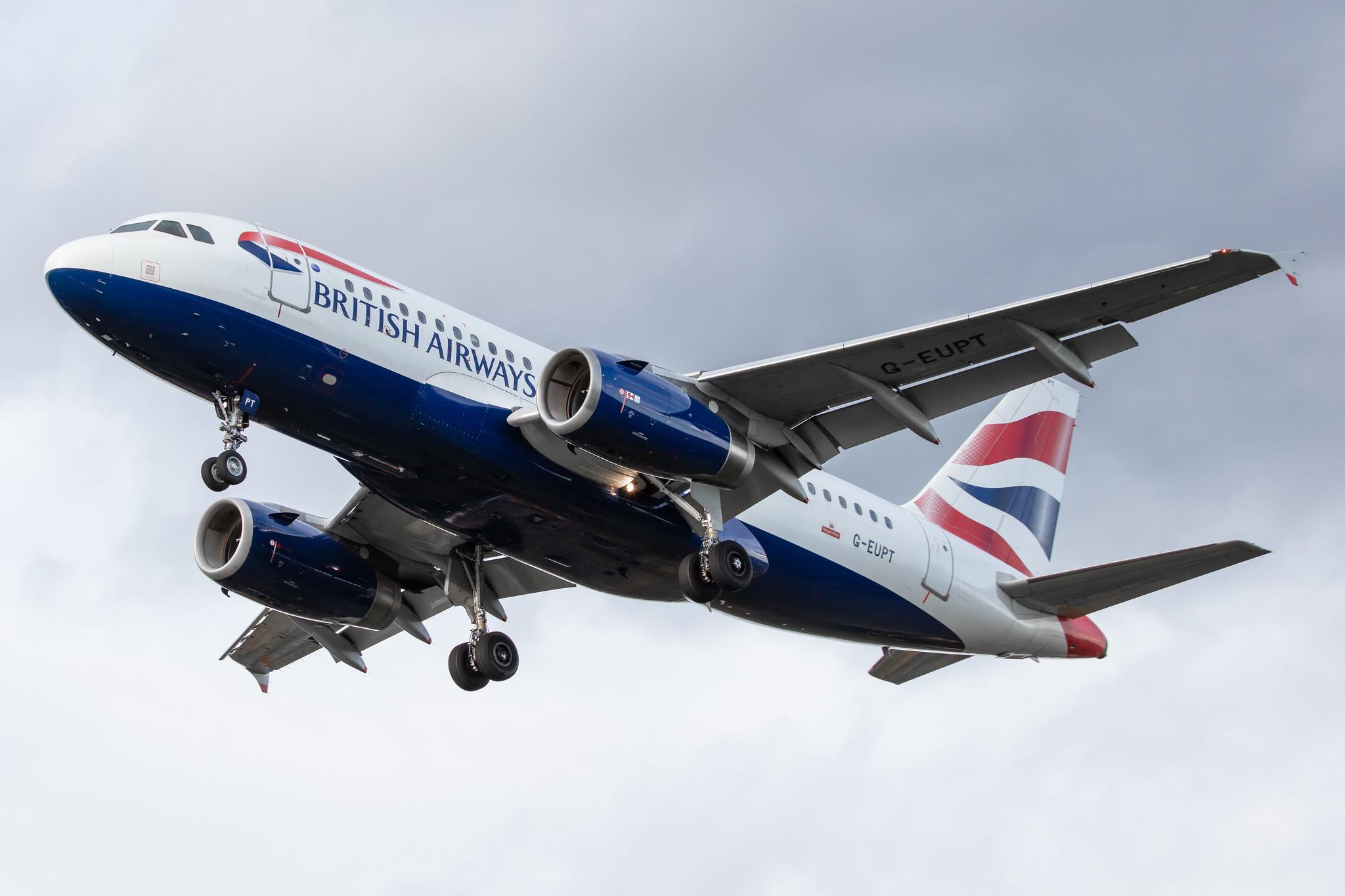 Hamburg Airport: British Airways (BA / BAW) |  Airbus A319-131 A319 | G-EUPT | MSN 1380