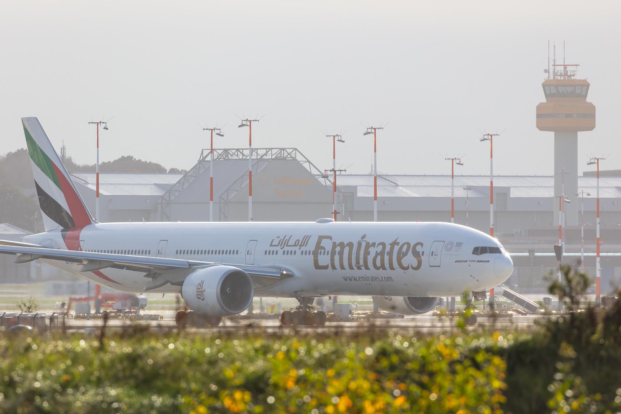Hamburg Airport: Emirates (EK / UAE) |  Boeing 777-31H(ER) B77W | A6-EPY | MSN 42344