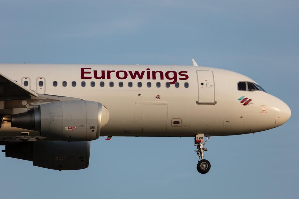 Hamburg Airport: Eurowings (EW / EWG) |  Airbus A320-214 A320 | D-AEWO | MSN 7394