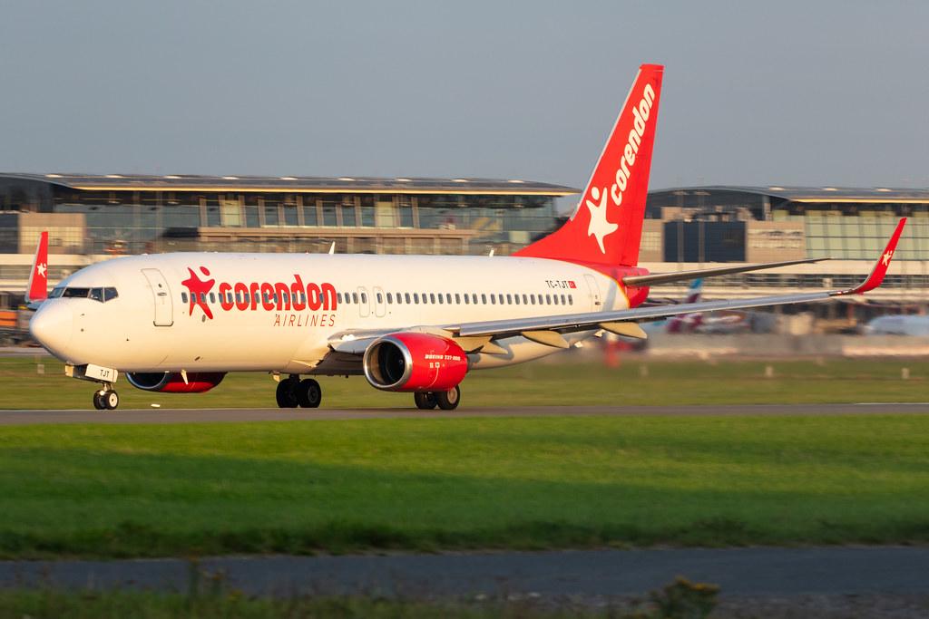 Hamburg Airport: Corendon Airlines (XC / CAI) |  Boeing 737-8HC B738 | TC-TJT | MSN 36529