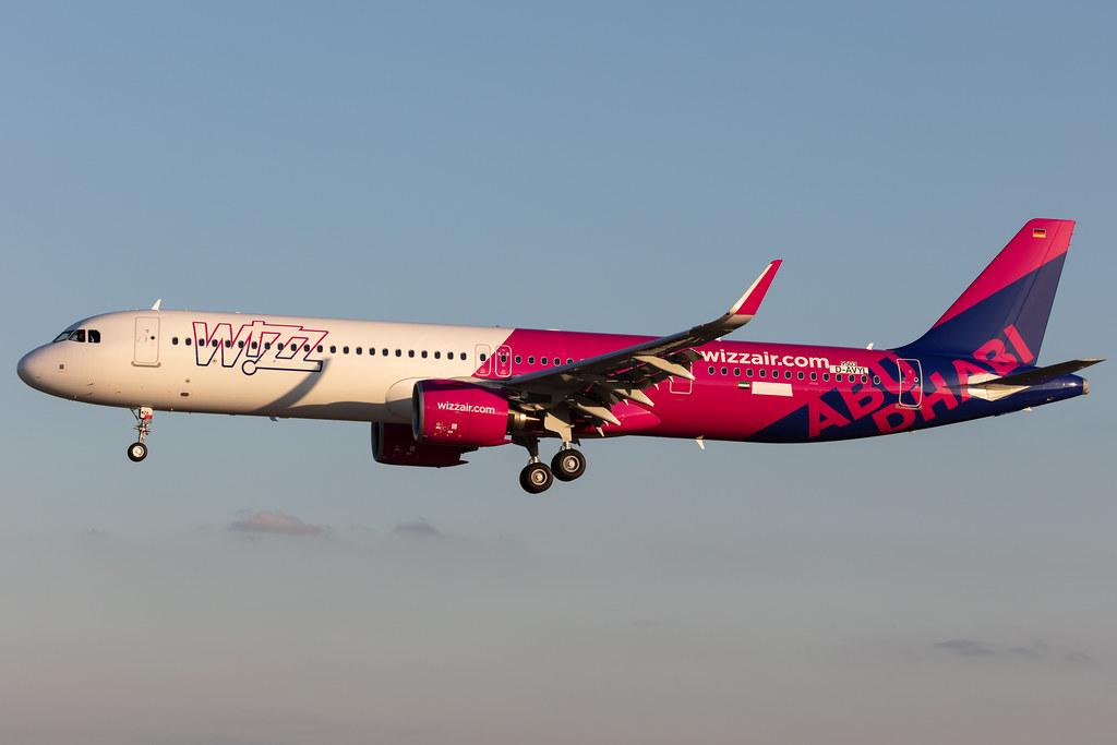 Hamburg Finkenwerder: Wizz Air Abu Dhabi (5W / WAZ) |  Airbus A321-271NX A21N | D-AVYL (A6-WZA) | MSN 9503