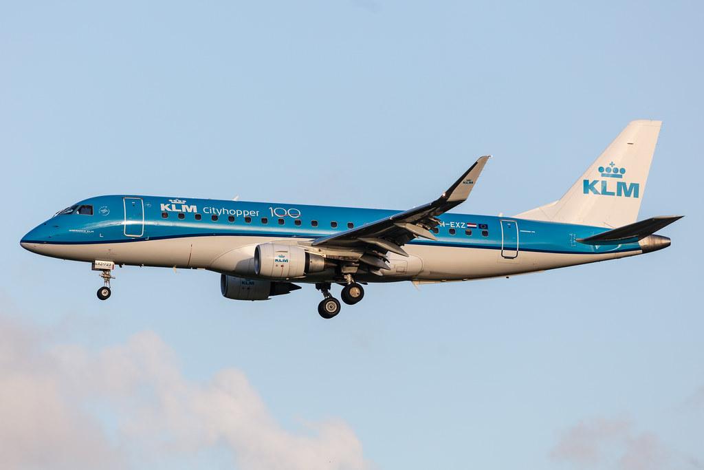 Amsterdam Airport Schiphol: KLM (KL / KLM) | Operator: KLM Cityhopper |  Embraer E175STD E75L | PH-EXZ | MSN 17000723