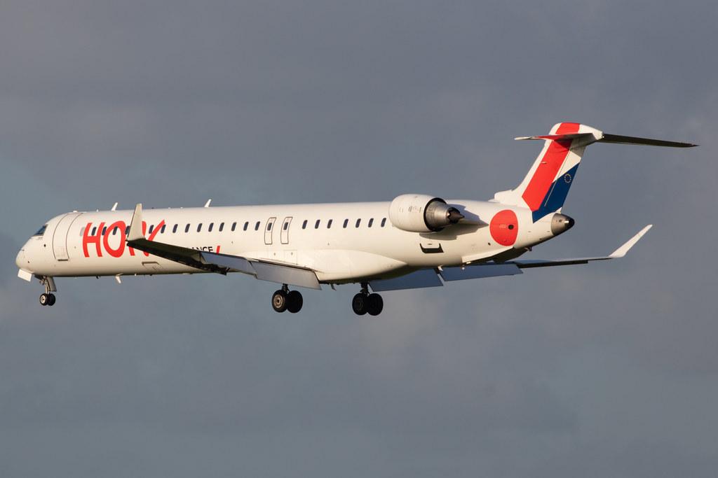 Amsterdam Airport Schiphol: Air France (AF / AFR) | Operator: Air France Hop |  Mitsubishi CRJ-1000EL CRJX | F-HMLM | MSN 19023