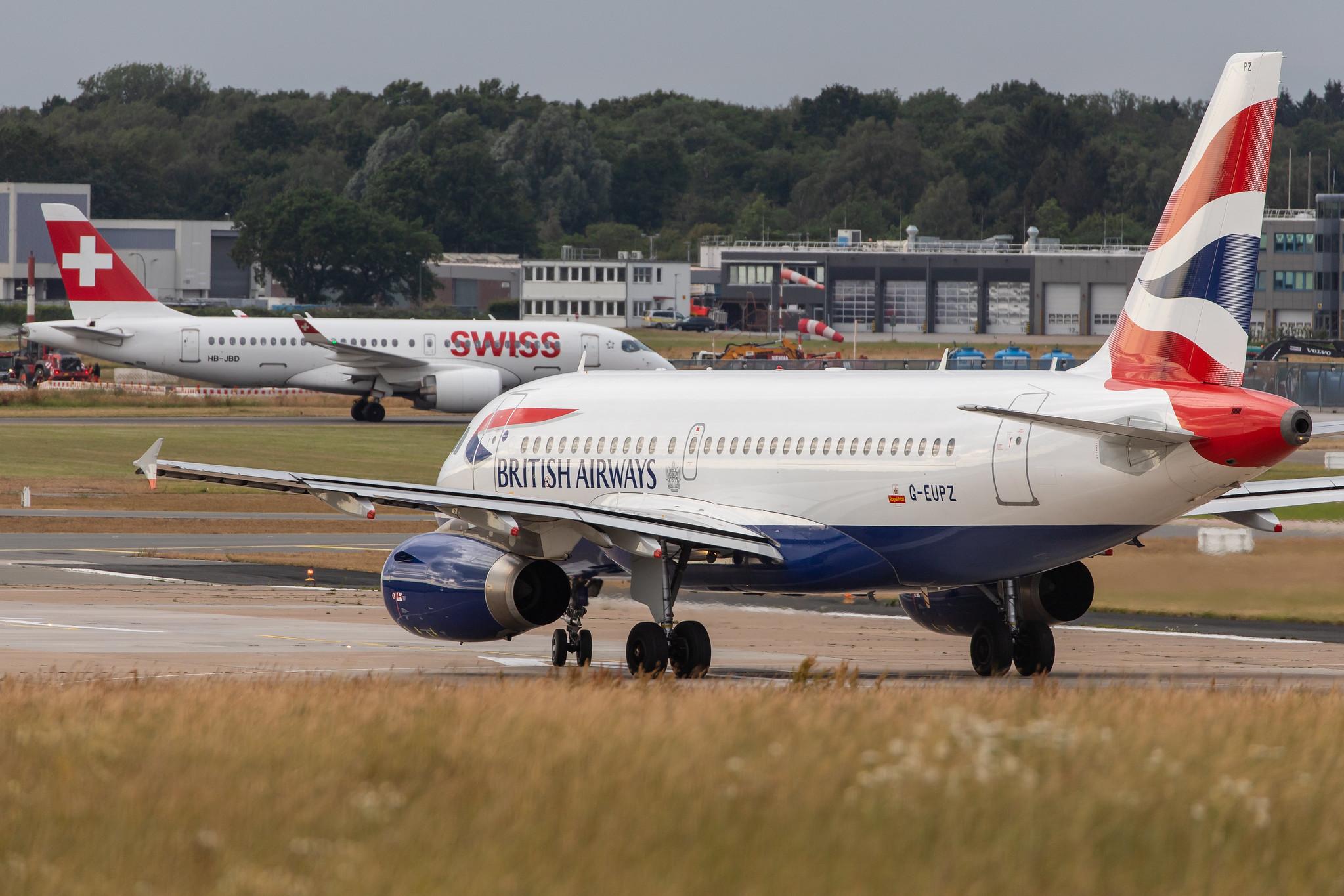 Hamburg Airport: British Airways (BA / BAW) |  Airbus A319-131 A319 | G-EUPZ | MSN 1510
