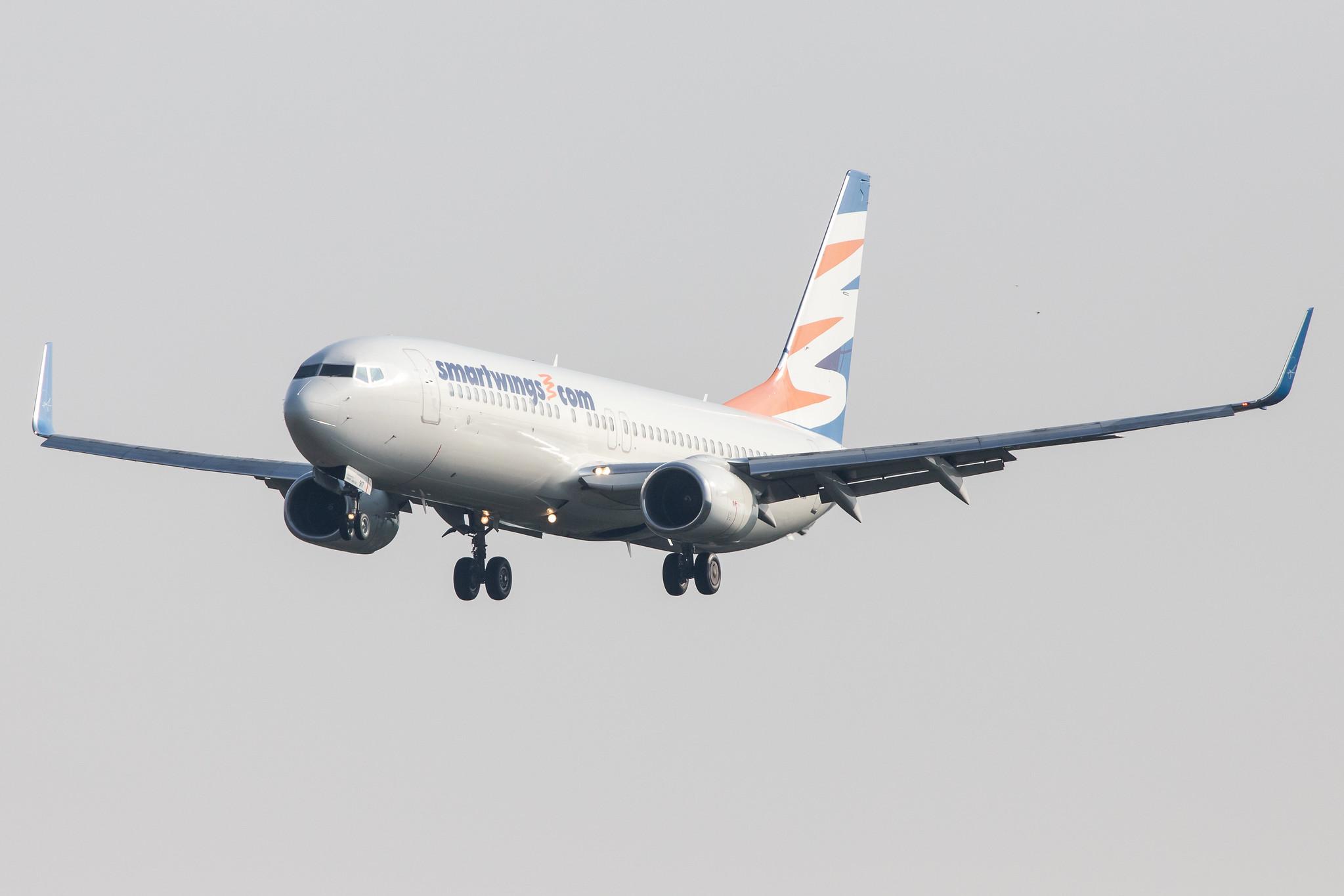 Hamburg Airport: Smartwings (QS / TVS) | Operator: Swift Air |  Boeing 737-86J B738 | N917XA | MSN 32917