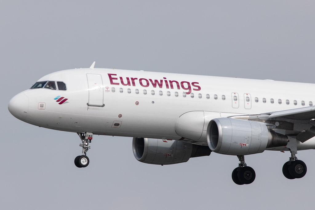 Hamburg Airport: Eurowings (EW / EWG) |  Airbus A320-214 A320 | D-AEWQ | MSN 7398