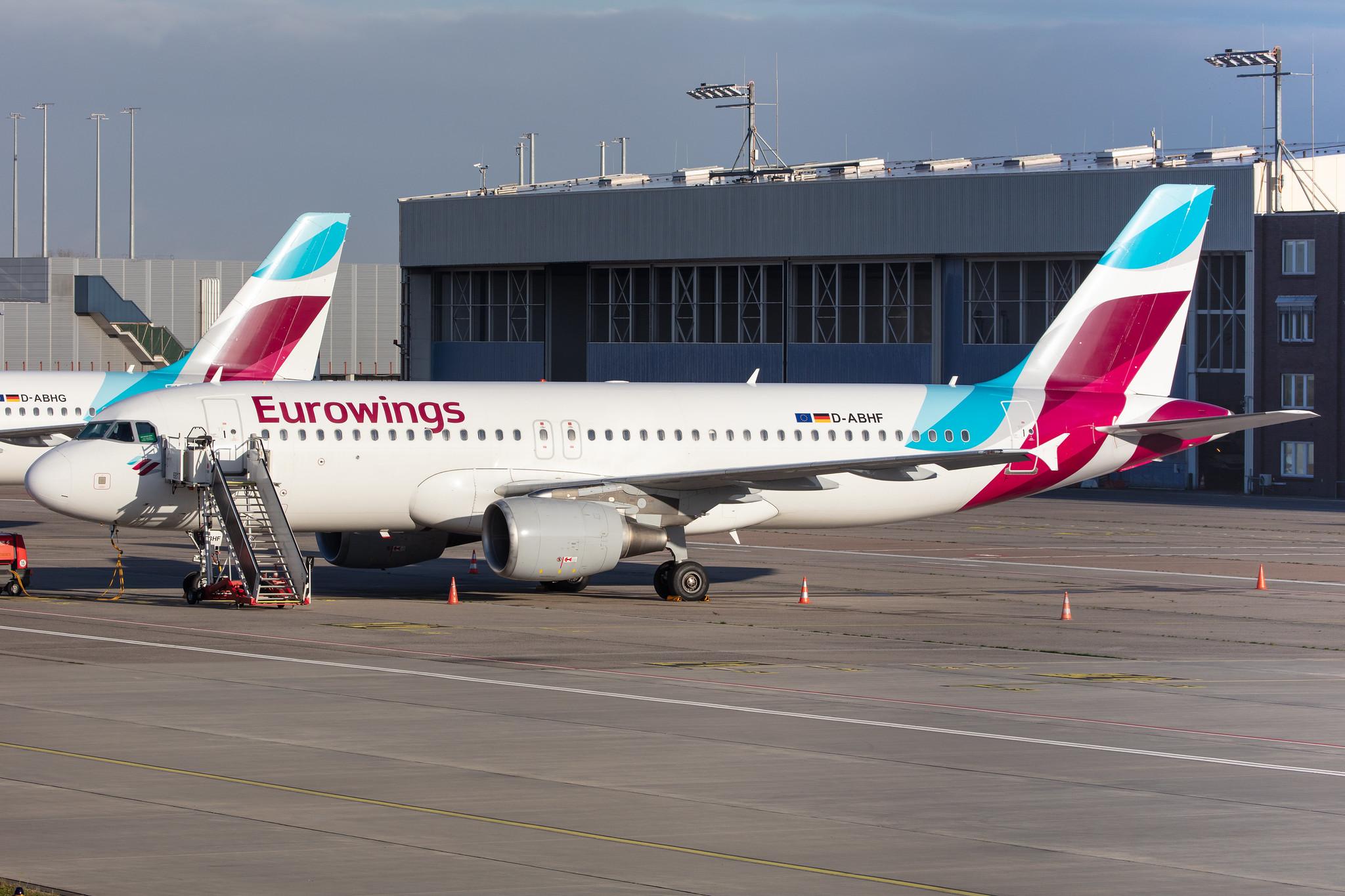 Hamburg Airport: Eurowings (EW / EWG) |  Airbus A320-214 A320 | D-ABHF | MSN 2749