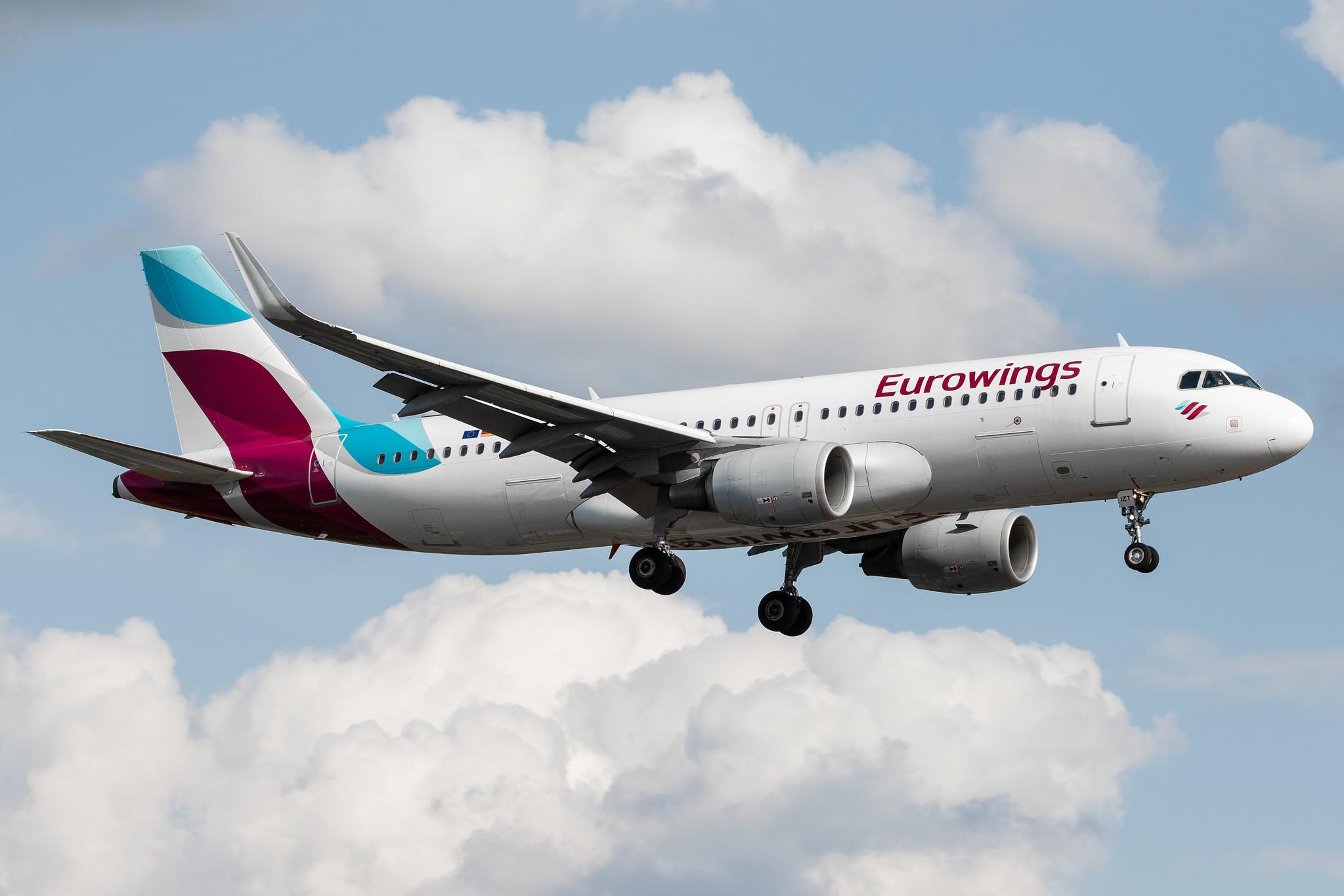 Hamburg Airport: Eurowings (EW / EWG) |  Airbus A320-214 A320 | D-AIZT | MSN 5601