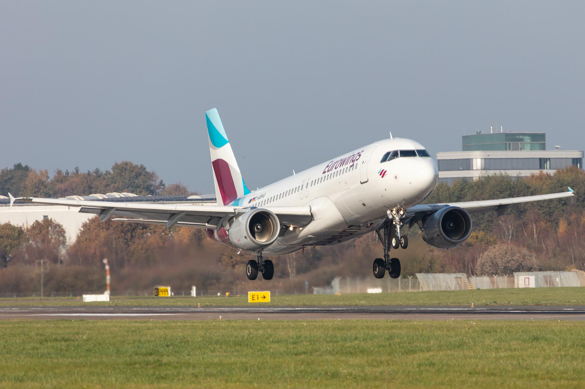 Hamburg Airport: Eurowings (EW / EWG) |  Airbus A320-214 A320 | D-ABHG | MSN 2867