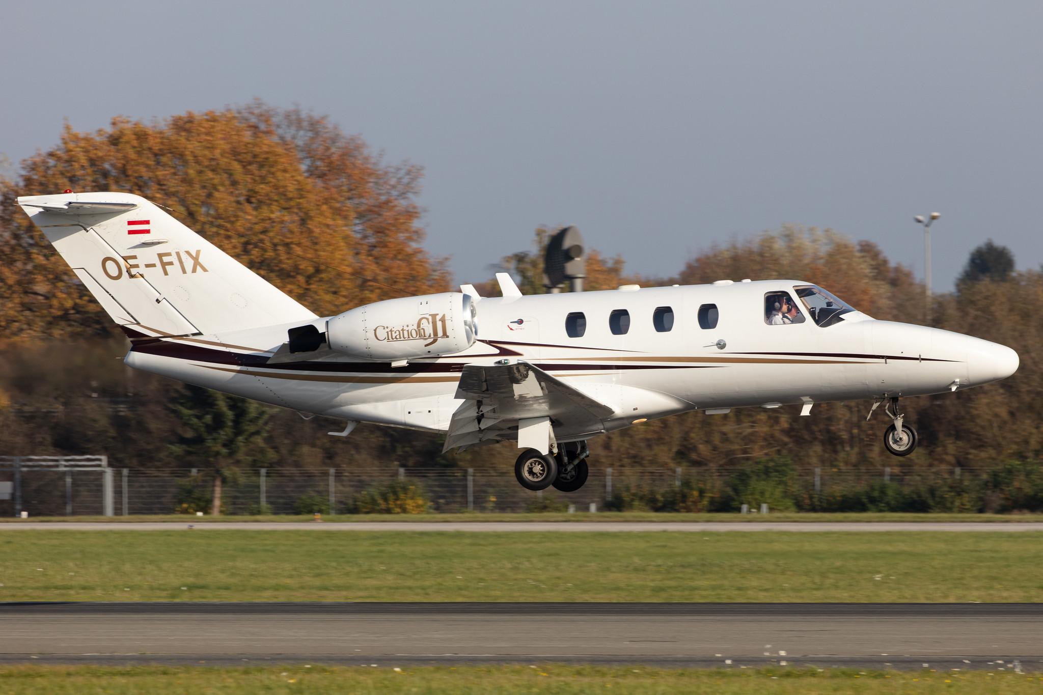 Hamburg Airport: Aeroways |  Cessna 525 CitationJet CJ1 C525 | OE-FIX | MSN 525-0480