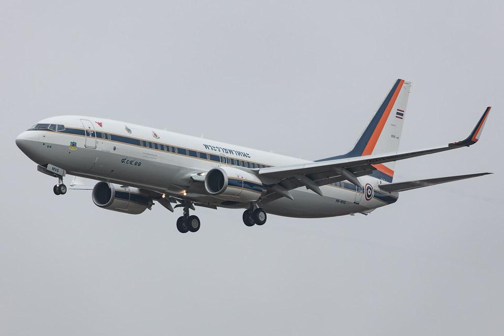 Hamburg Airport: Royal Thai Air Force |  Boeing 737-8Z6 B738 | HS-MVS | MSN 35478
