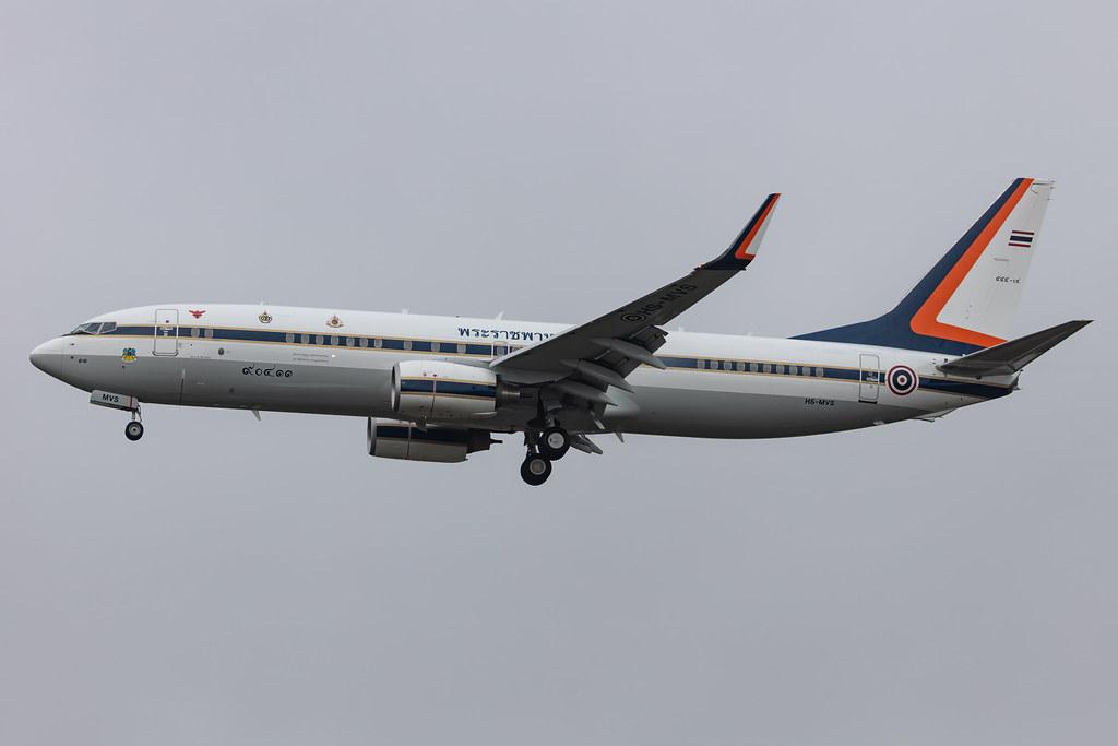 Hamburg Airport: Royal Thai Air Force |  Boeing 737-8Z6 B738 | HS-MVS | MSN 35478