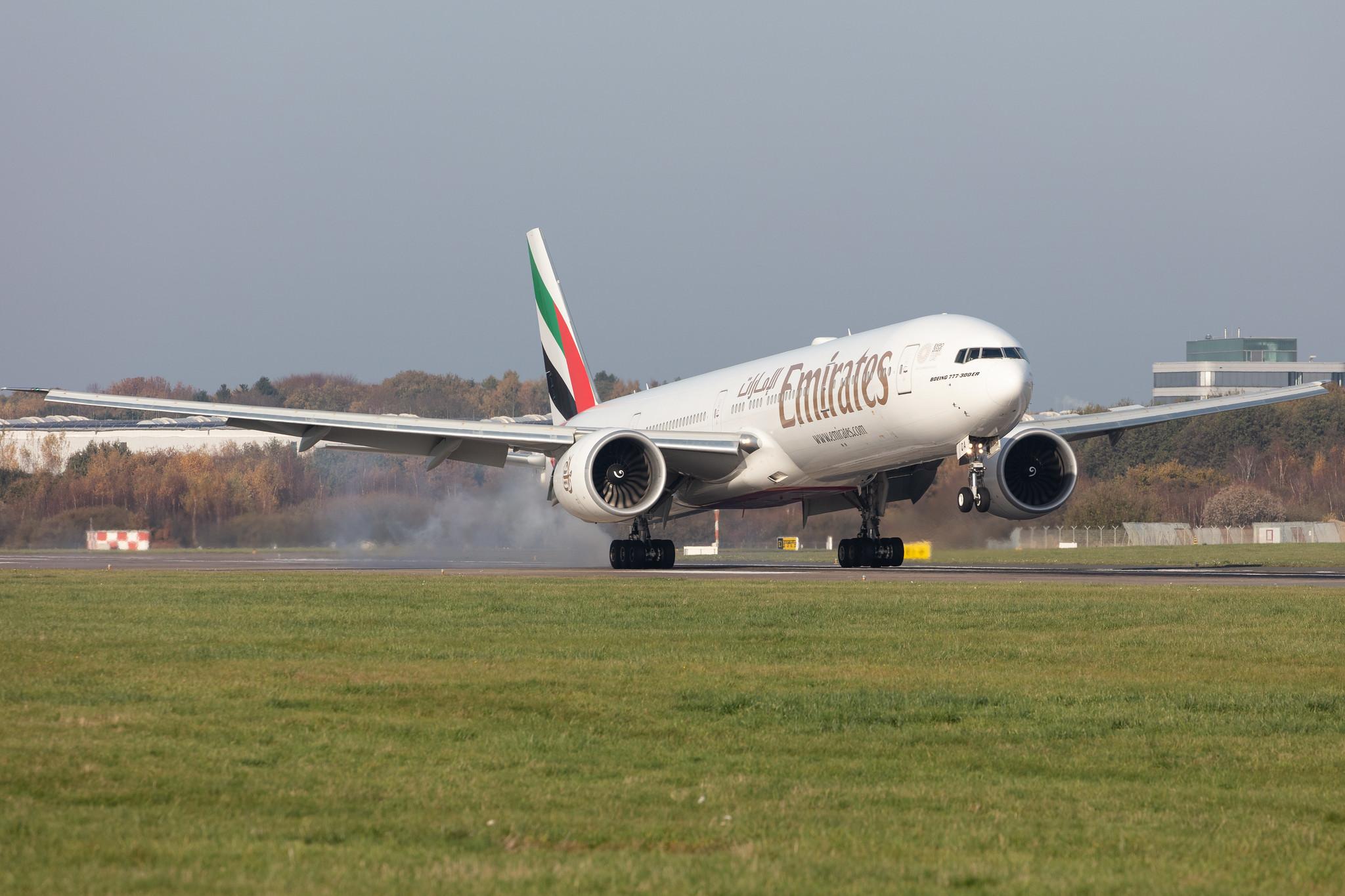 Hamburg Airport: Emirates (EK / UAE) |  Boeing 777-31H(ER) B77W | A6-EQA | MSN 42346