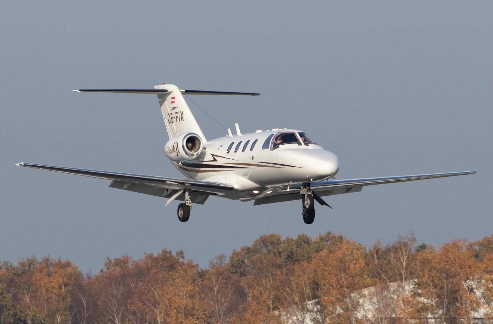 Hamburg Airport: Aeroways |  Cessna 525 CitationJet CJ1 C525 | OE-FIX | MSN 525-0480