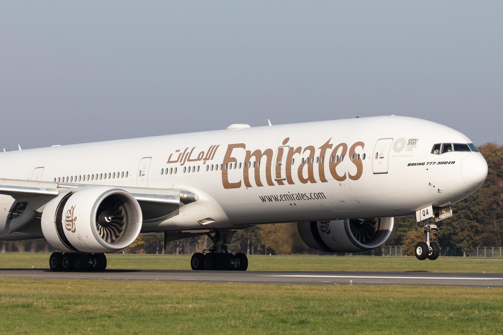 Hamburg Airport: Emirates (EK / UAE) |  Boeing 777-31H(ER) B77W | A6-EQA | MSN 42346