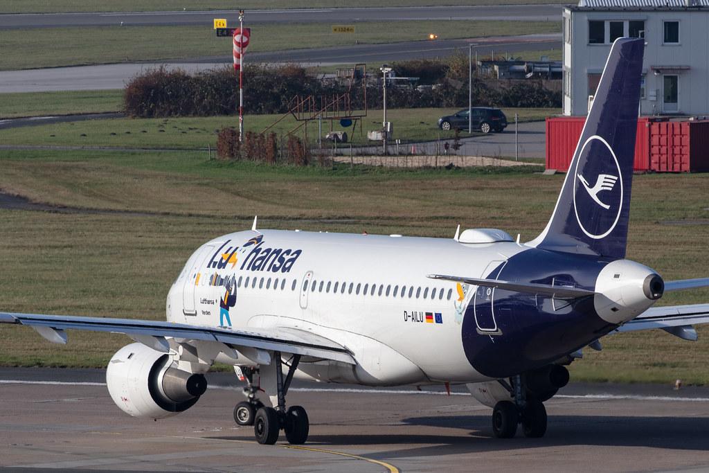 Hamburg Airport: Lufthansa (LH / DLH) |  Livery: Lu Sticker |  Airbus A319-114 A319 | D-AILU | MSN 0744