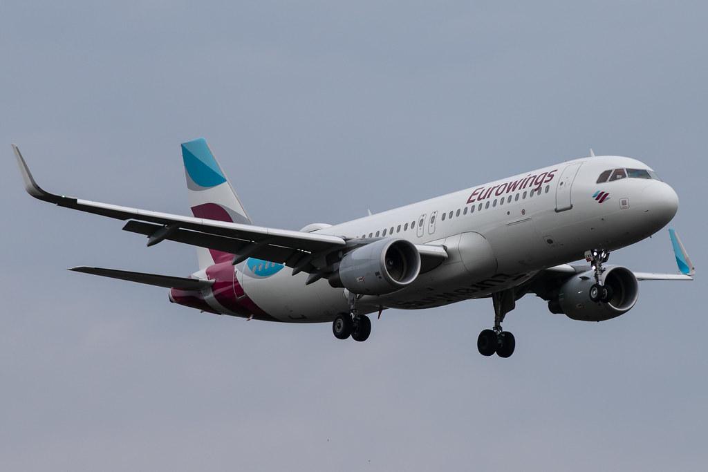 Hamburg Airport: Eurowings (EW / EWG) |  Airbus A320-214 A320 | D-AEWN | MSN 7393