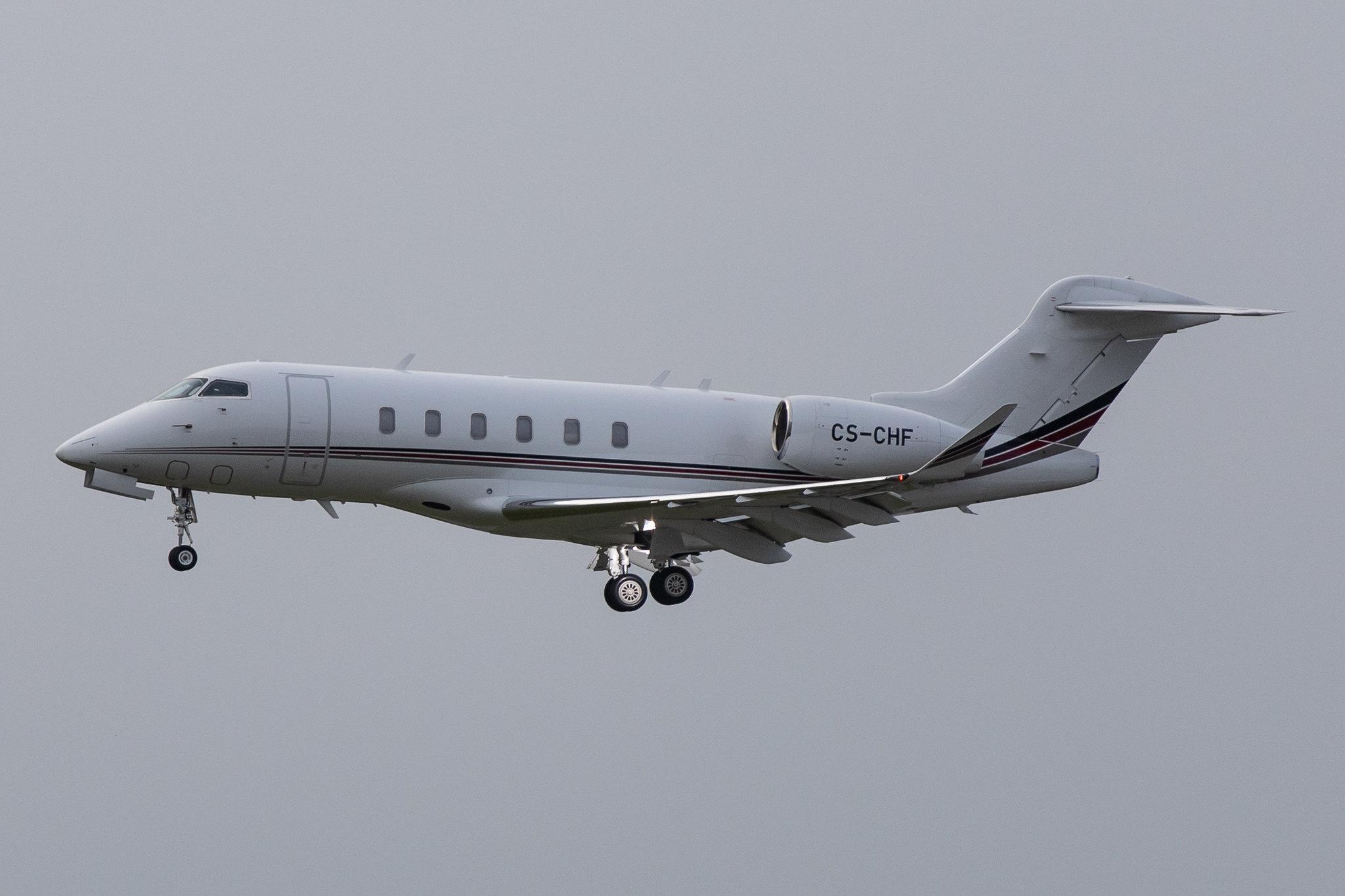 Hamburg Airport: Netjets Europe (/ NJE) | Operator: NetJets |  Bombardier Challenger 350 CL35 | CS-CHF | MSN 20671