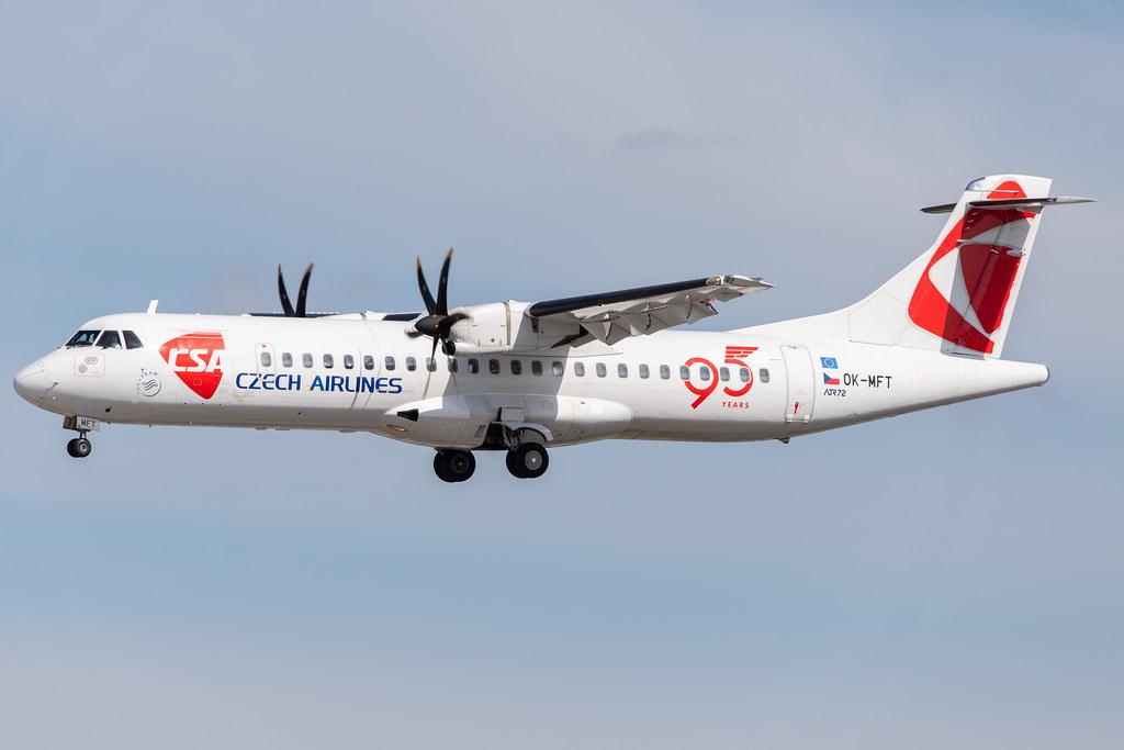 Hamburg Airport: Czech Airlines (OK / CSA) |  ATR 72-500 (72-212A) AT75 | OK-MFT | MSN 761
