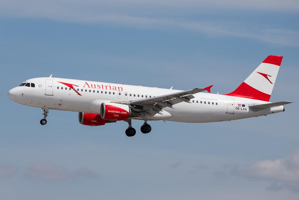 Hamburg Airport: Austrian Airlines (OS / AUA) |  Airbus A320-216 A320 | OE-LXA | MSN 3295