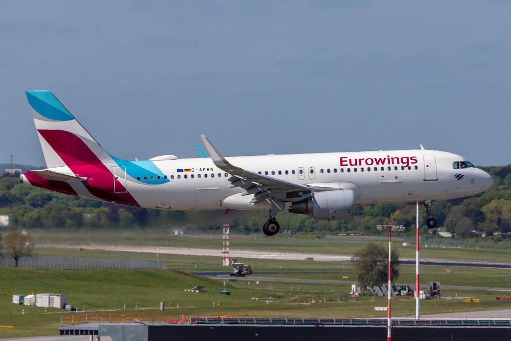 Hamburg Airport: Eurowings (EW / EWG) |  Airbus A320-214 A320 | D-AEWN | MSN 7393