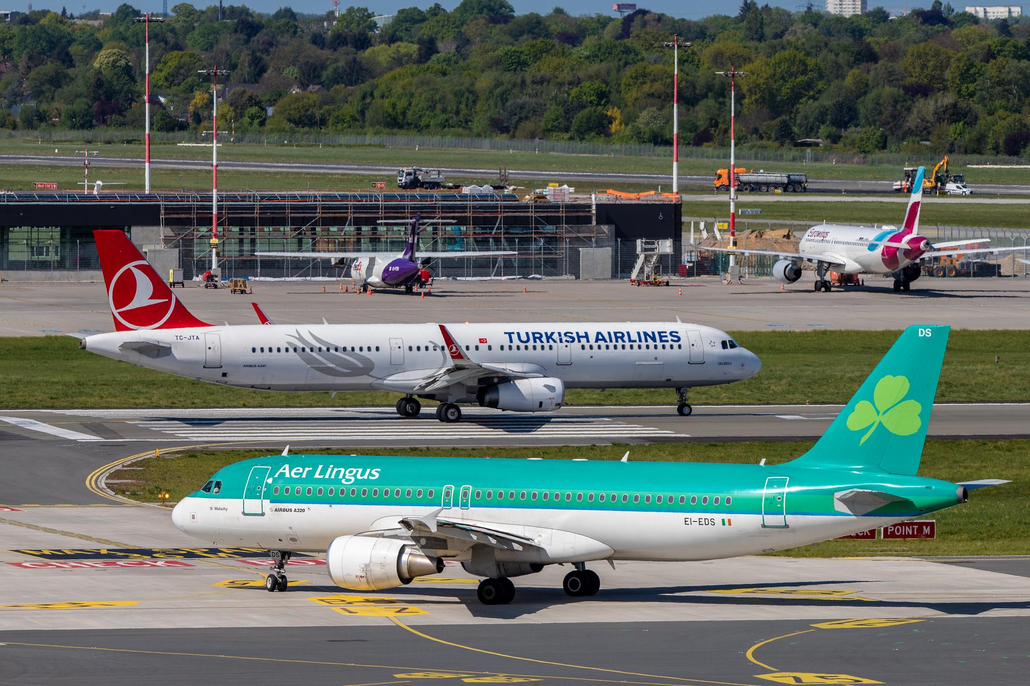 Hamburg Airport: Aer Lingus (EI / EIN) |  Airbus A320-214 A320 | EI-EDS | MSN 3755