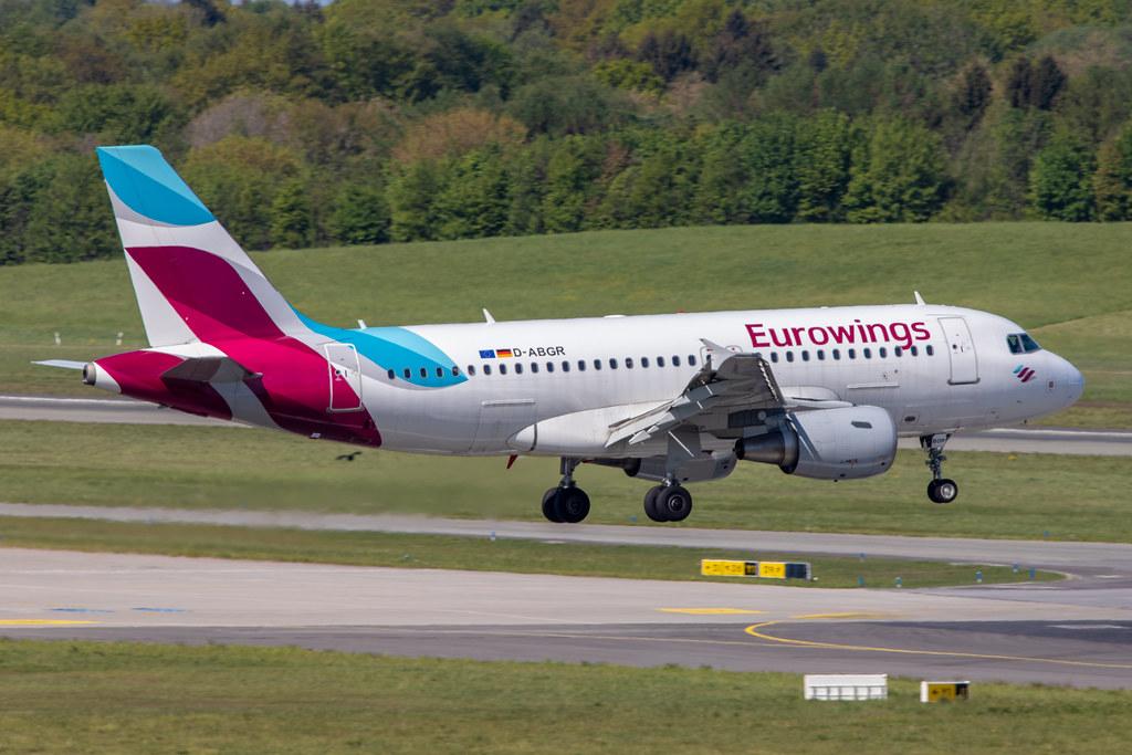 Hamburg Airport: Eurowings (EW / EWG) |  Airbus A319-112 A319 | D-ABGR | MSN 3704