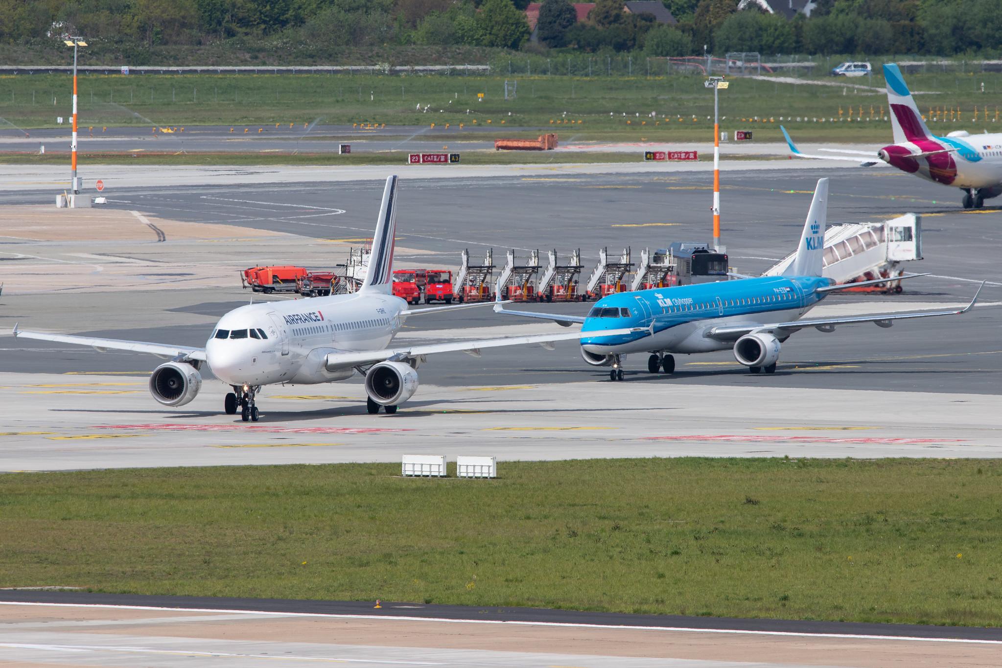 Hamburg Airport: Air France (AF / AFR) |  Airbus A319-111 A319 | F-GRHZ | MSN 1622