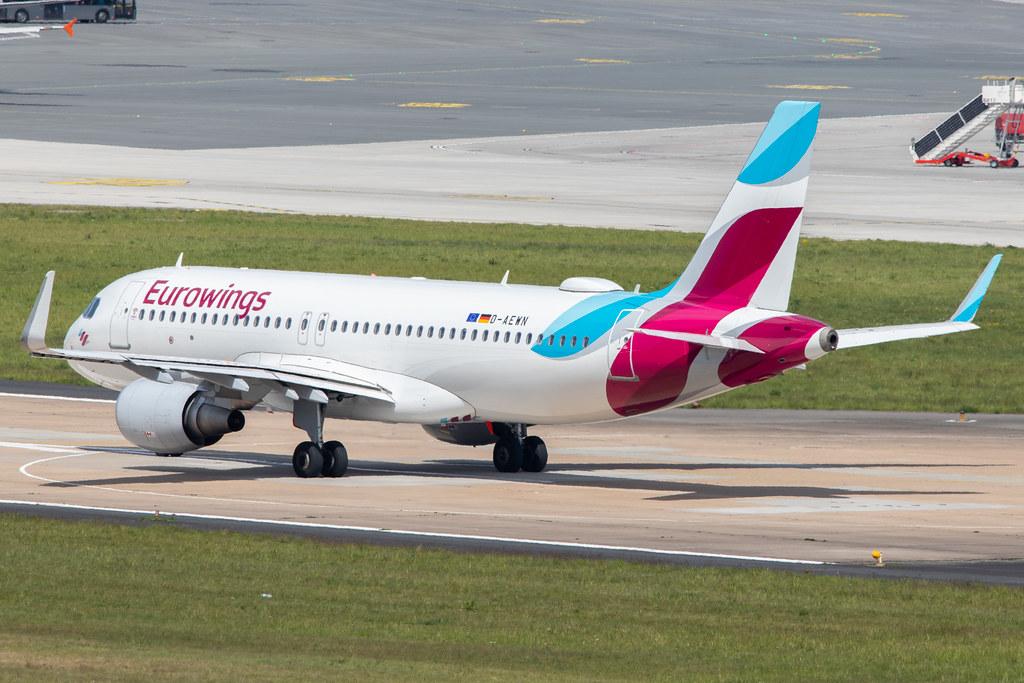 Hamburg Airport: Eurowings (EW / EWG) |  Airbus A320-214 A320 | D-AEWN | MSN 7393