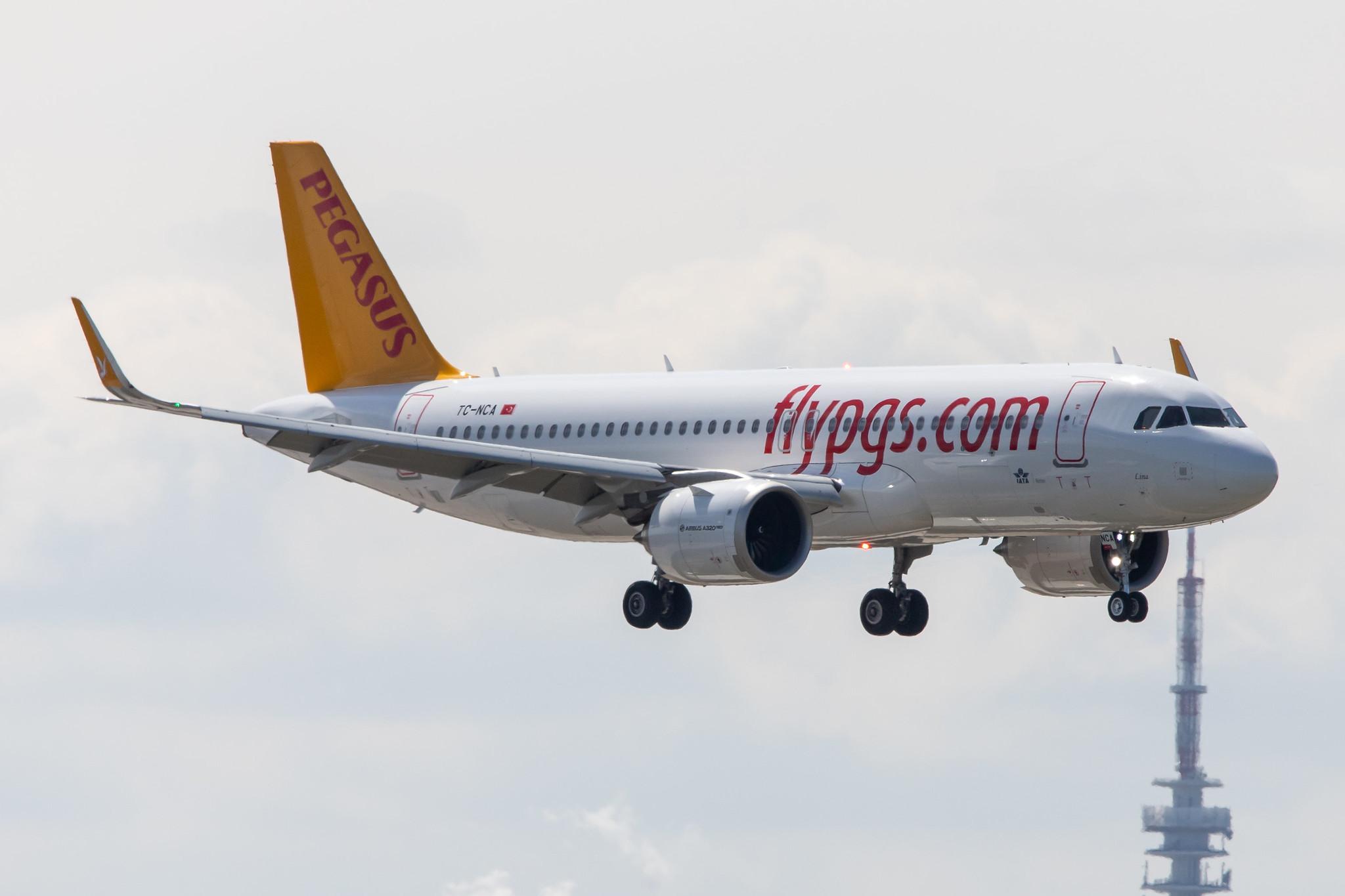 Hamburg Airport: Pegasus Airlines (PC / PGT) |  Airbus A320-271N A20N | TC-NCA | MSN 8868
