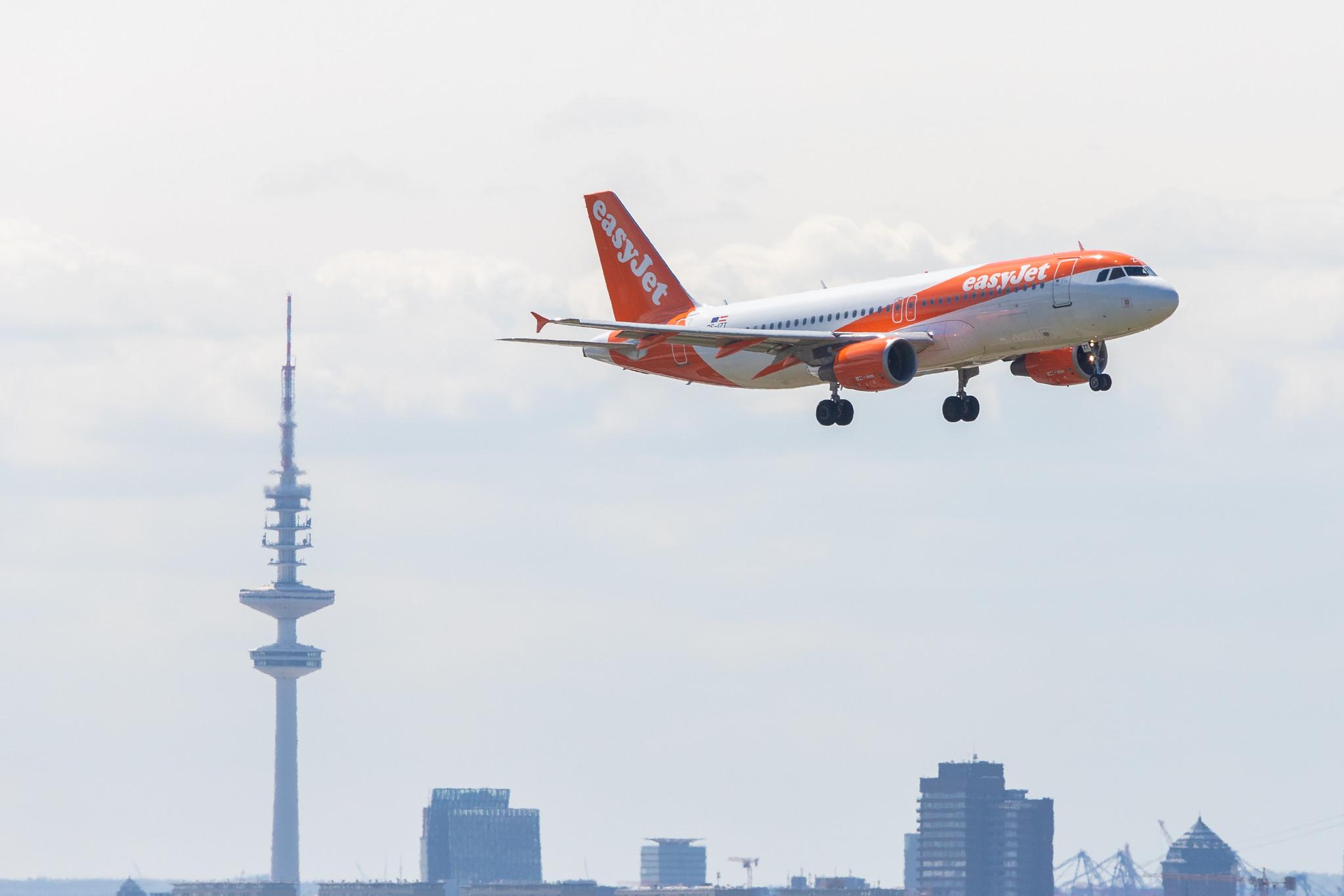 Hamburg Airport: easyJet (U2 / EZY) | Operator: easyJet Europe |  Airbus A320-214 A320 | OE-IZT | MSN 3995