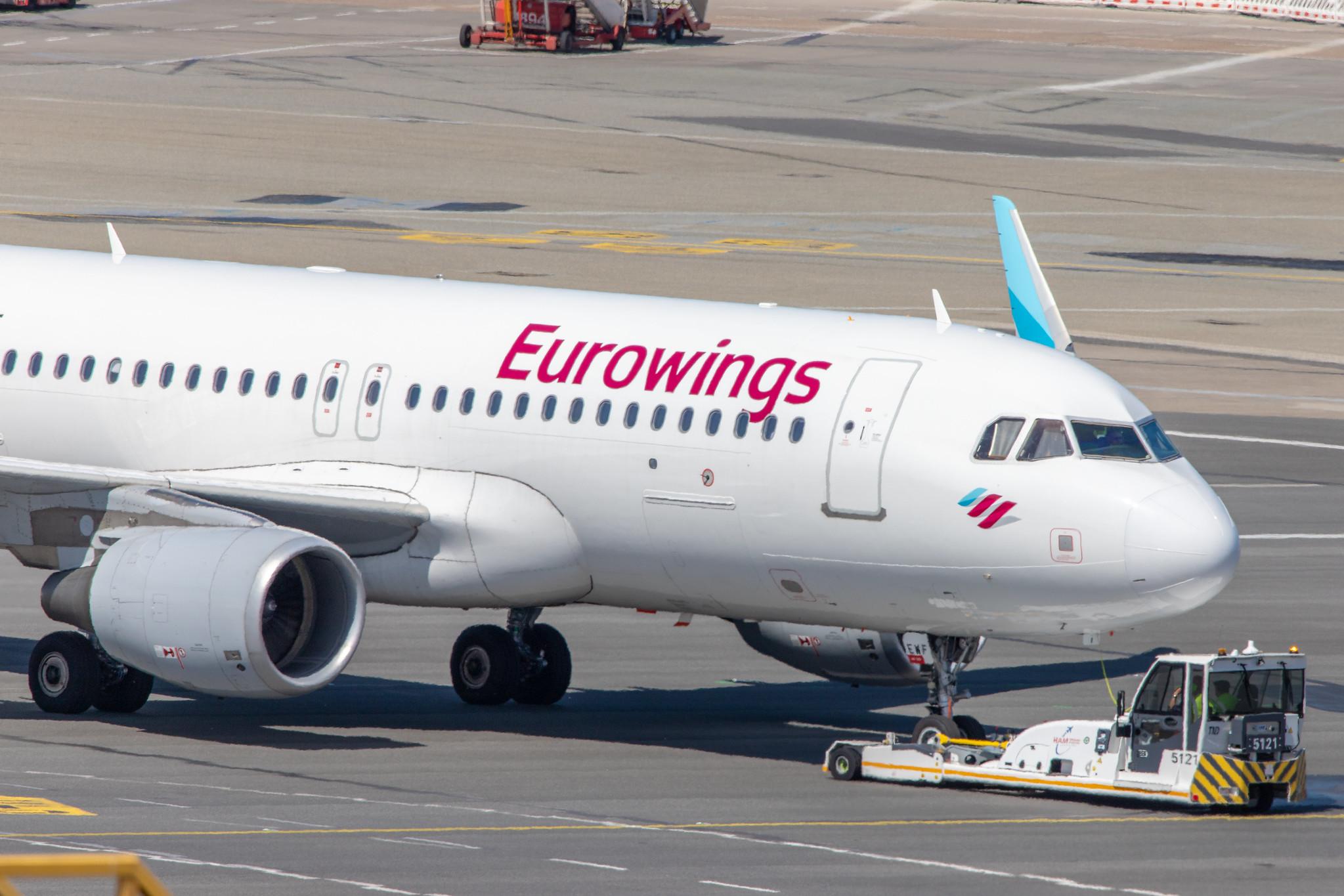 Hamburg Airport: Eurowings (EW / EWG) |  Airbus A320-214 A320 | D-AEWF | MSN 7087