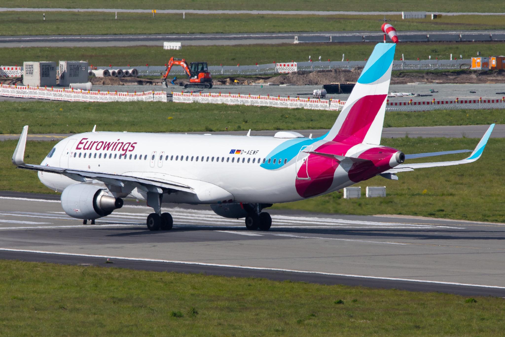 Hamburg Airport: Eurowings (EW / EWG) |  Airbus A320-214 A320 | D-AEWF | MSN 7087
