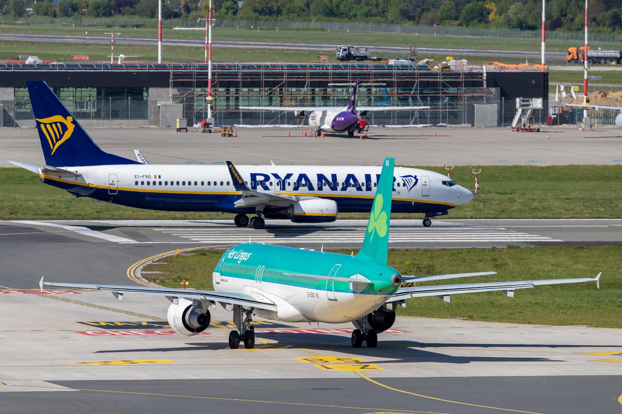 Hamburg Airport: Ryanair (FR / RYR) |  Boeing 737-8AS B738 | EI-FRO | MSN 44742