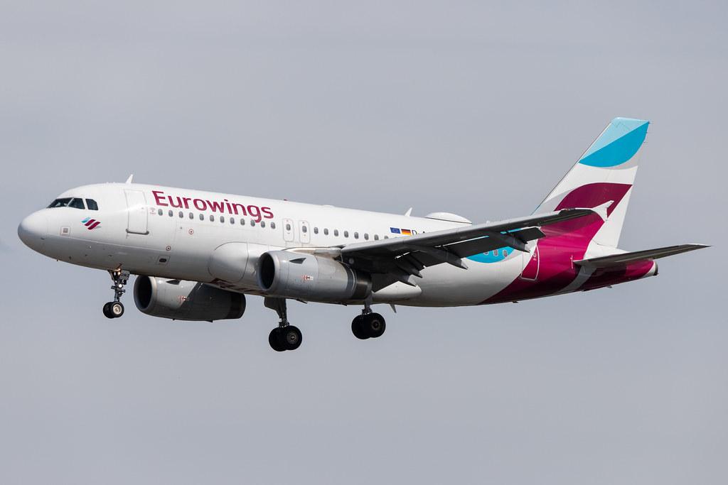 Hamburg Airport: Eurowings (EW / EWG) |  Airbus A319-132 A319 | D-AGWZ | MSN 5978