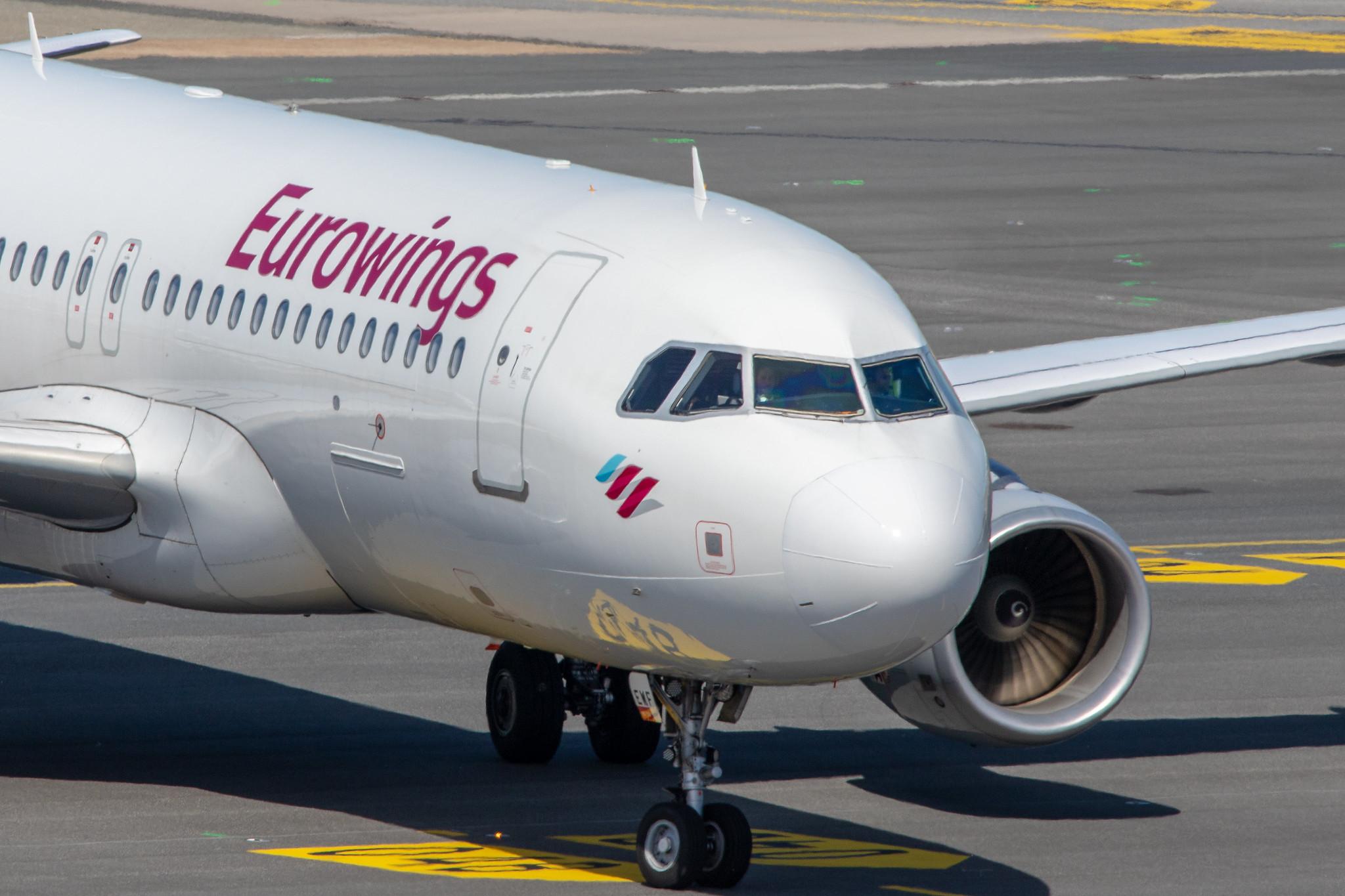 Hamburg Airport: Eurowings (EW / EWG) |  Airbus A320-214 A320 | D-AEWF | MSN 7087