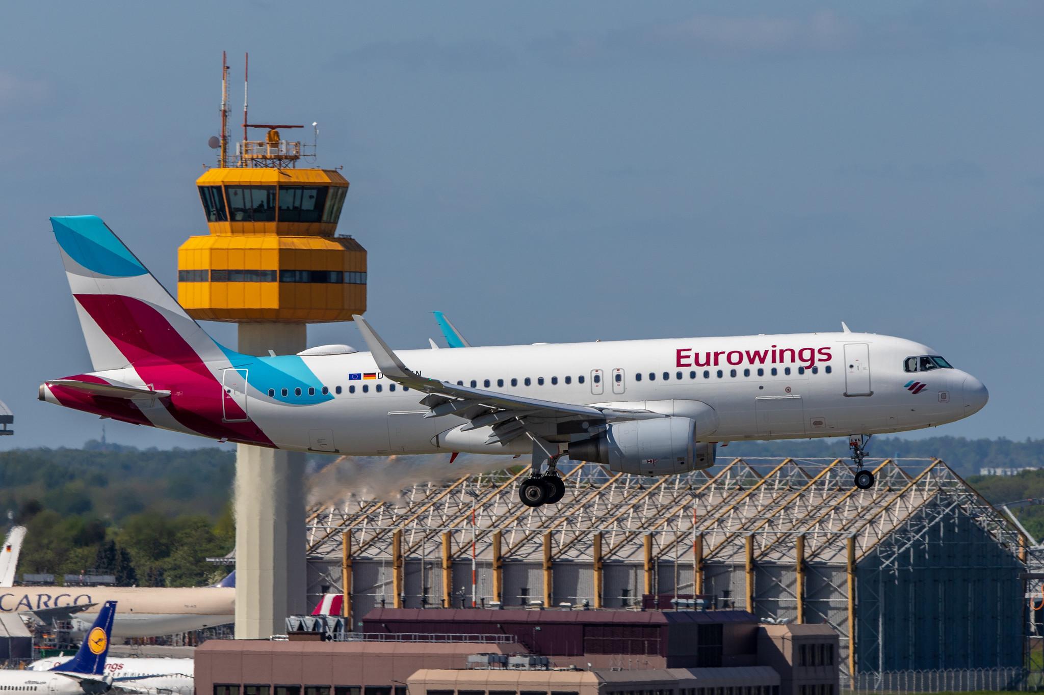Hamburg Airport: Eurowings (EW / EWG) |  Airbus A320-214 A320 | D-AEWN | MSN 7393