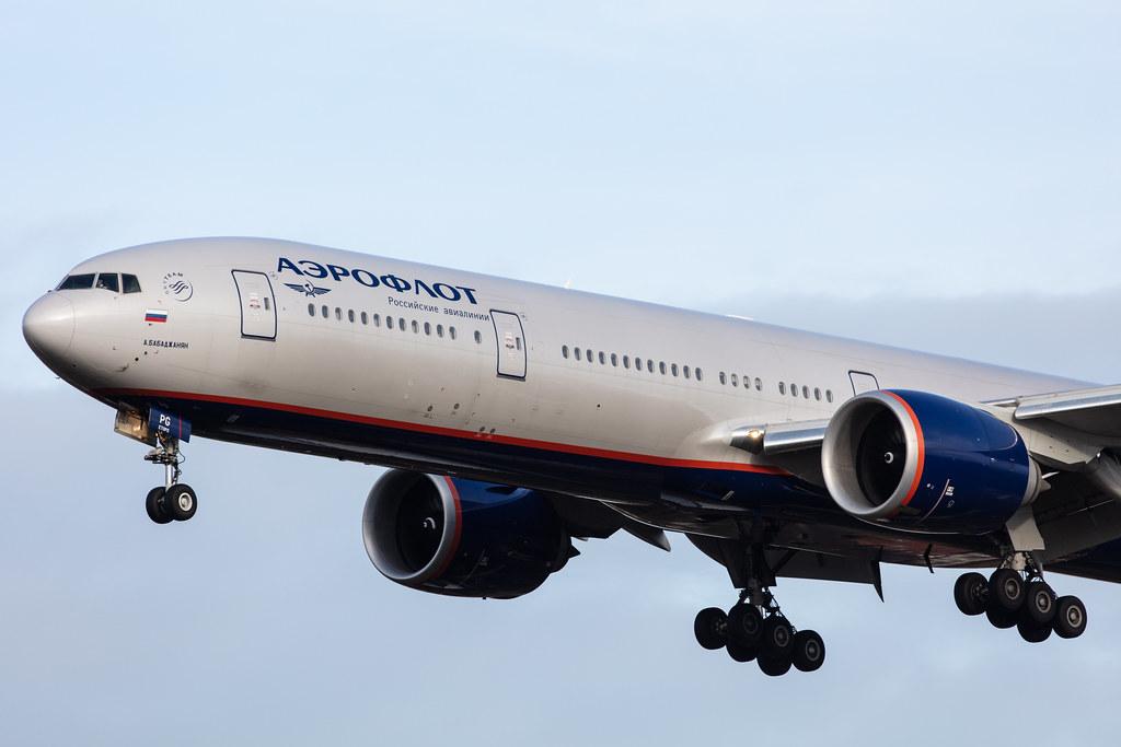 Hamburg Airport: Aeroflot (SU / AFL) |  Boeing 777-3M0(ER) B77W | VP-BPG | MSN 41693