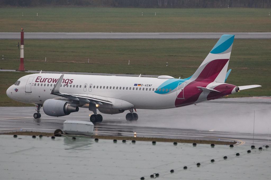 Hamburg Airport: Eurowings (EW / EWG) |  Airbus A320-214 A320 | D-AEWF | MSN 7087