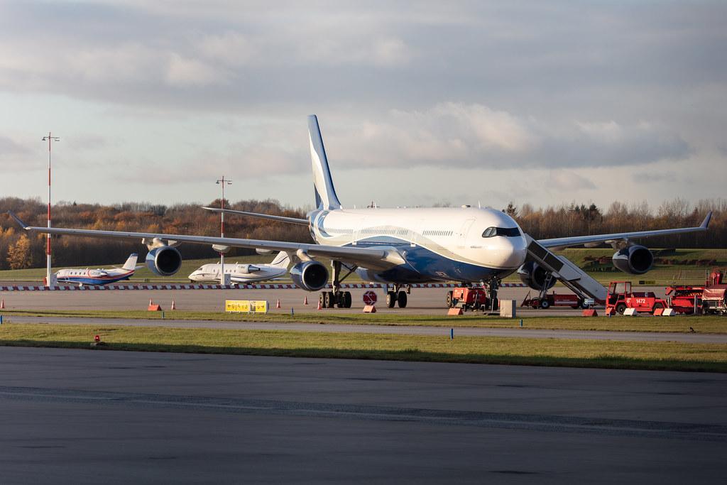Hamburg Airport: Hi Fly (5K / HFY) | Operator: Hi Fly Malta |  Airbus A340-312 A343 | 9H-SUN | MSN 0367