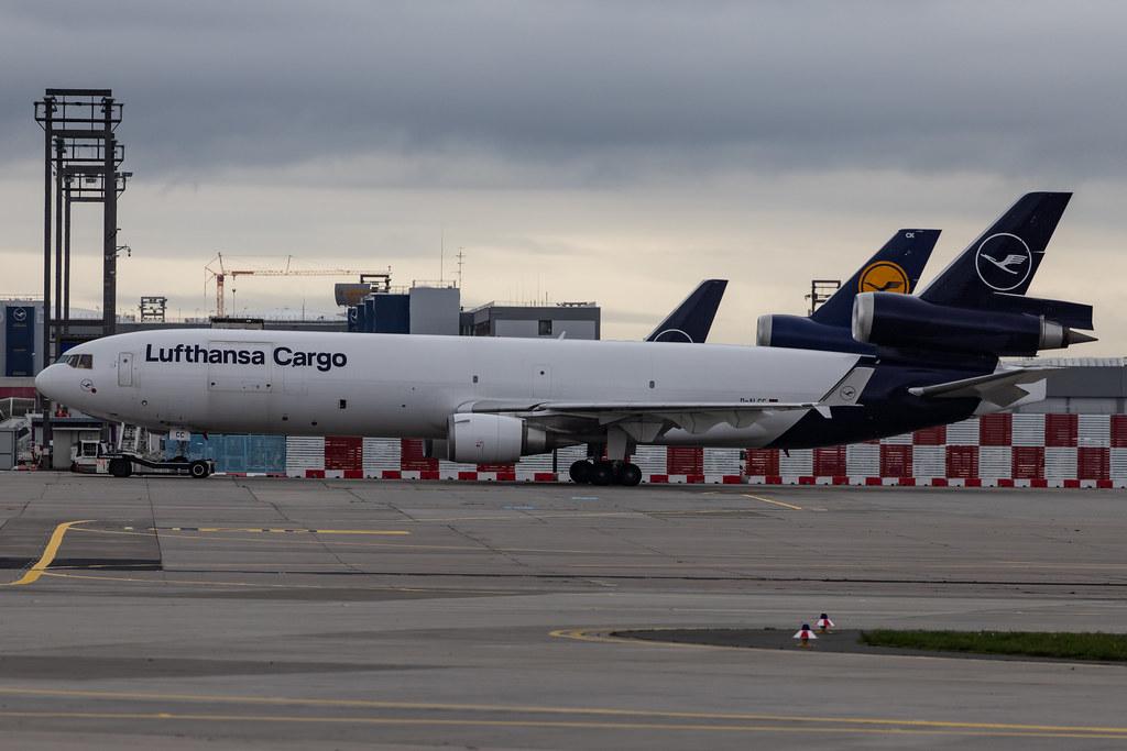 Frankfurt Airport: Lufthansa Cargo (/ GEC) |  McDonnell Douglas MD-11F MD11 | D-ALCC | MSN 48783