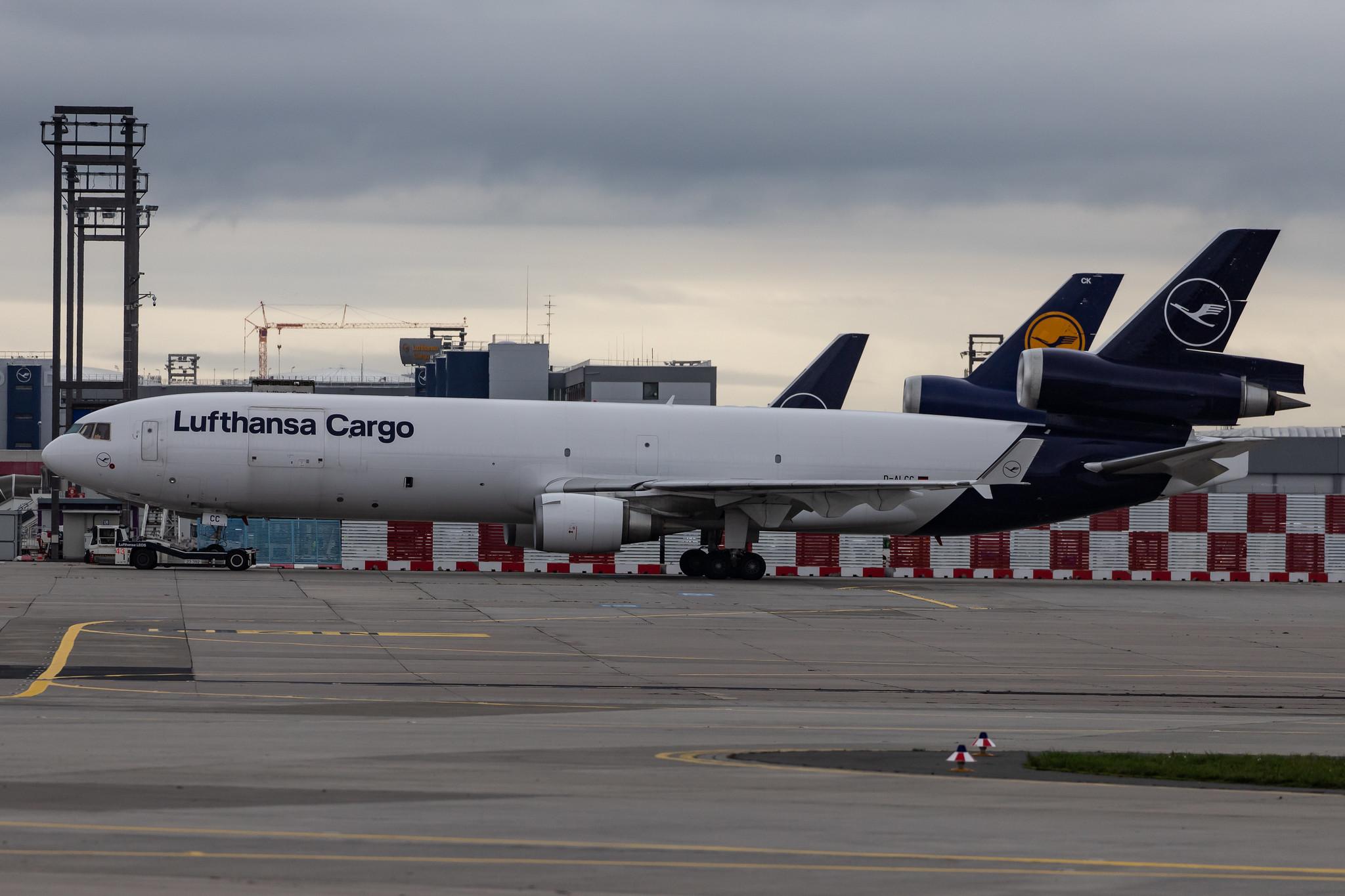 Frankfurt Airport: Lufthansa Cargo (/ GEC) |  McDonnell Douglas MD-11F MD11 | D-ALCC | MSN 48783